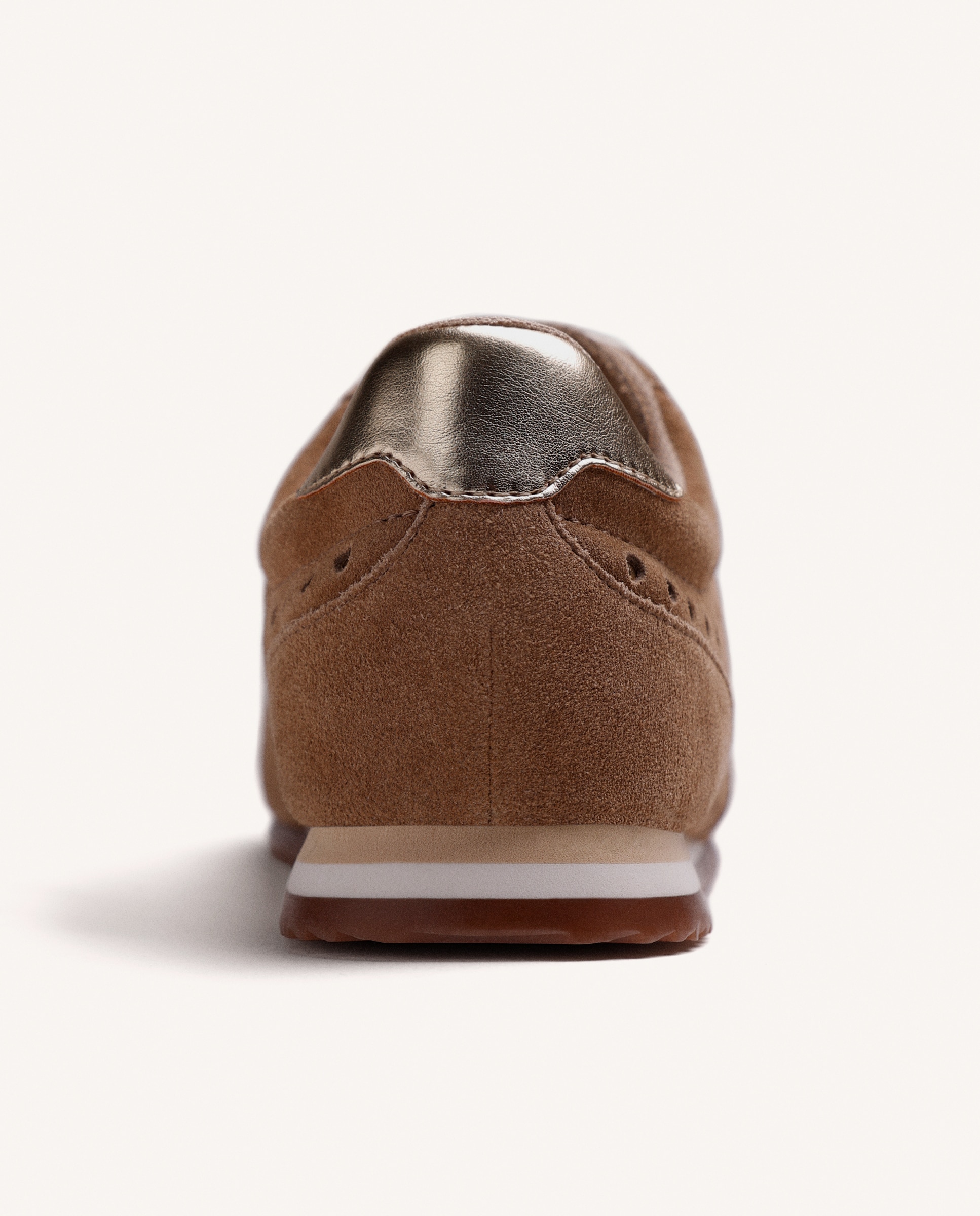 Zapatillas deportivas de mujer de piel con acentos metalizados - Gioseppo - Cuero Cuero-4