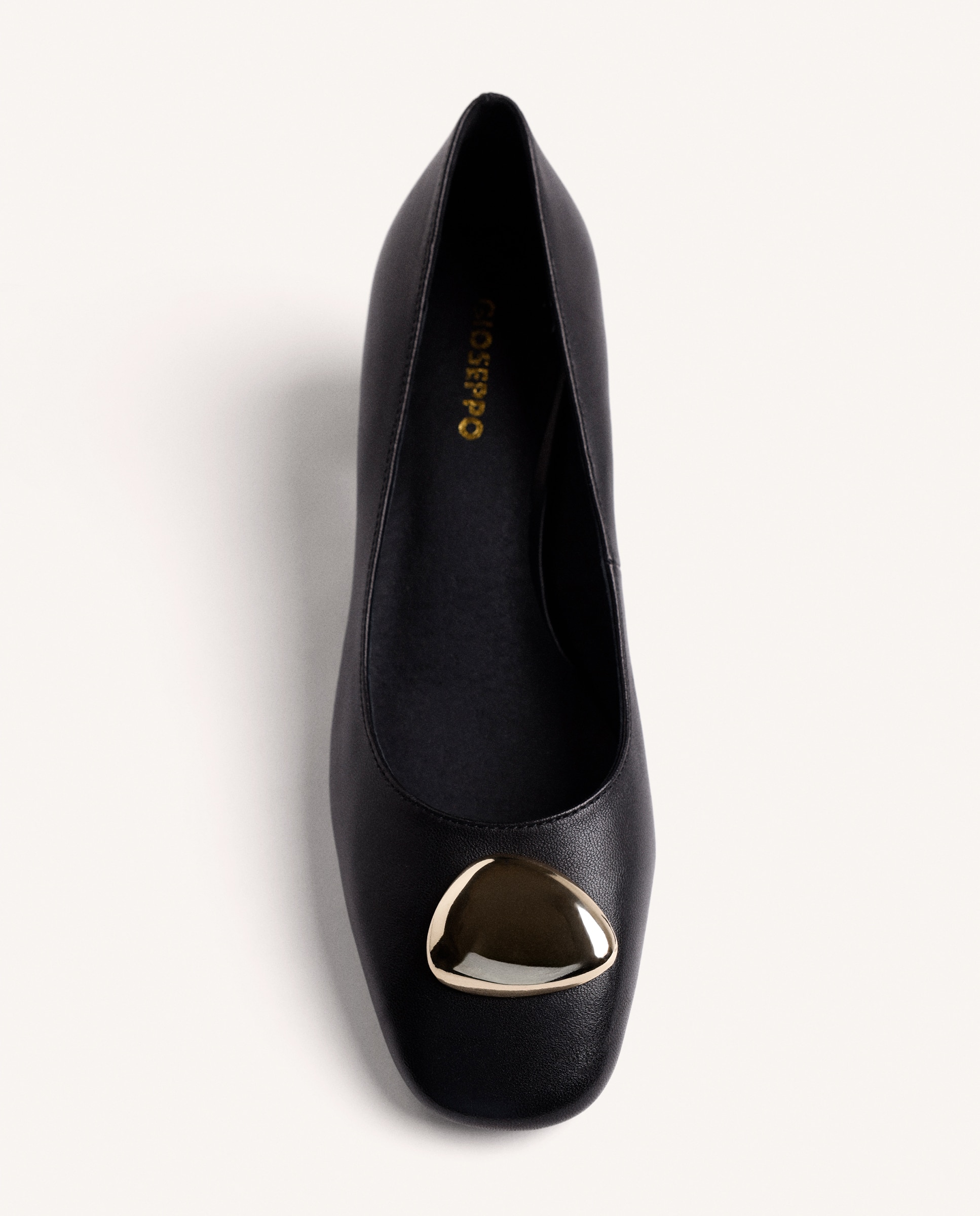 Imagen 2 de Zapatos de salón de mujer con detalle de joya - Gioseppo - Negro Negro