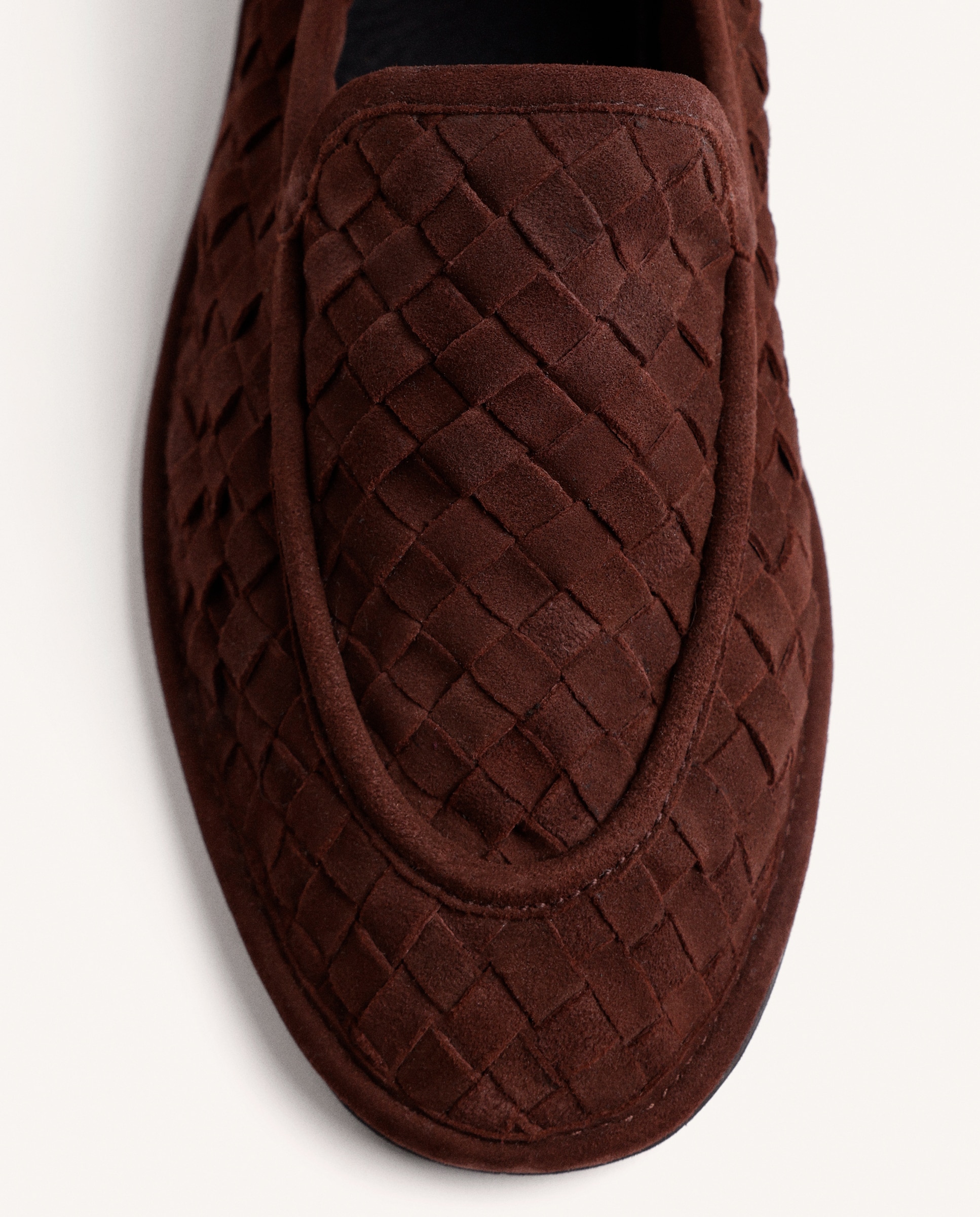 Mocasines de piel con trenzado artesanal de mujer plantilla acolchada - Gioseppo - Marrón Marrón-2