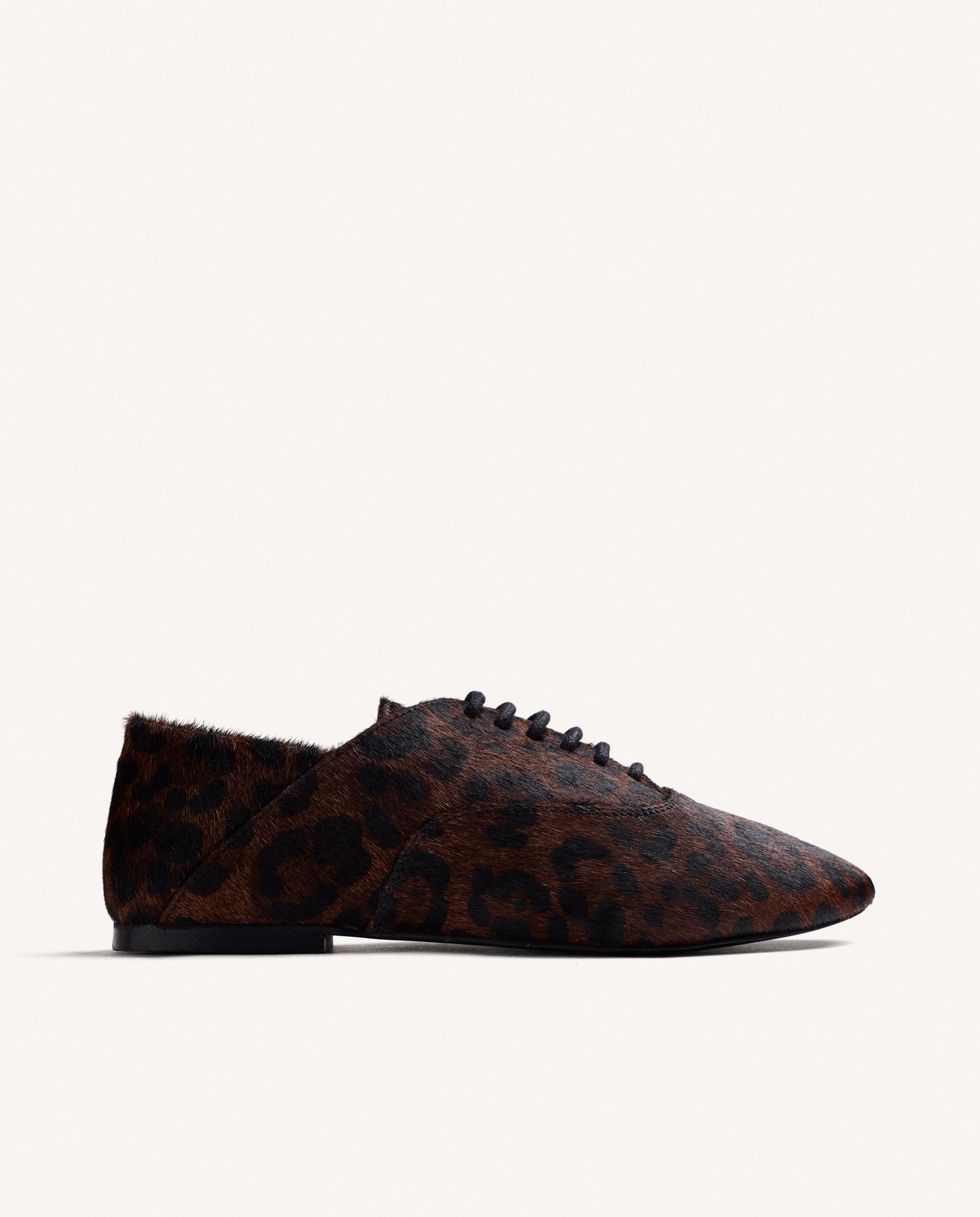 Bluchers de mujer de piel tipo pelo y plantilla acolchada - Gioseppo - Estampado Estampado-1