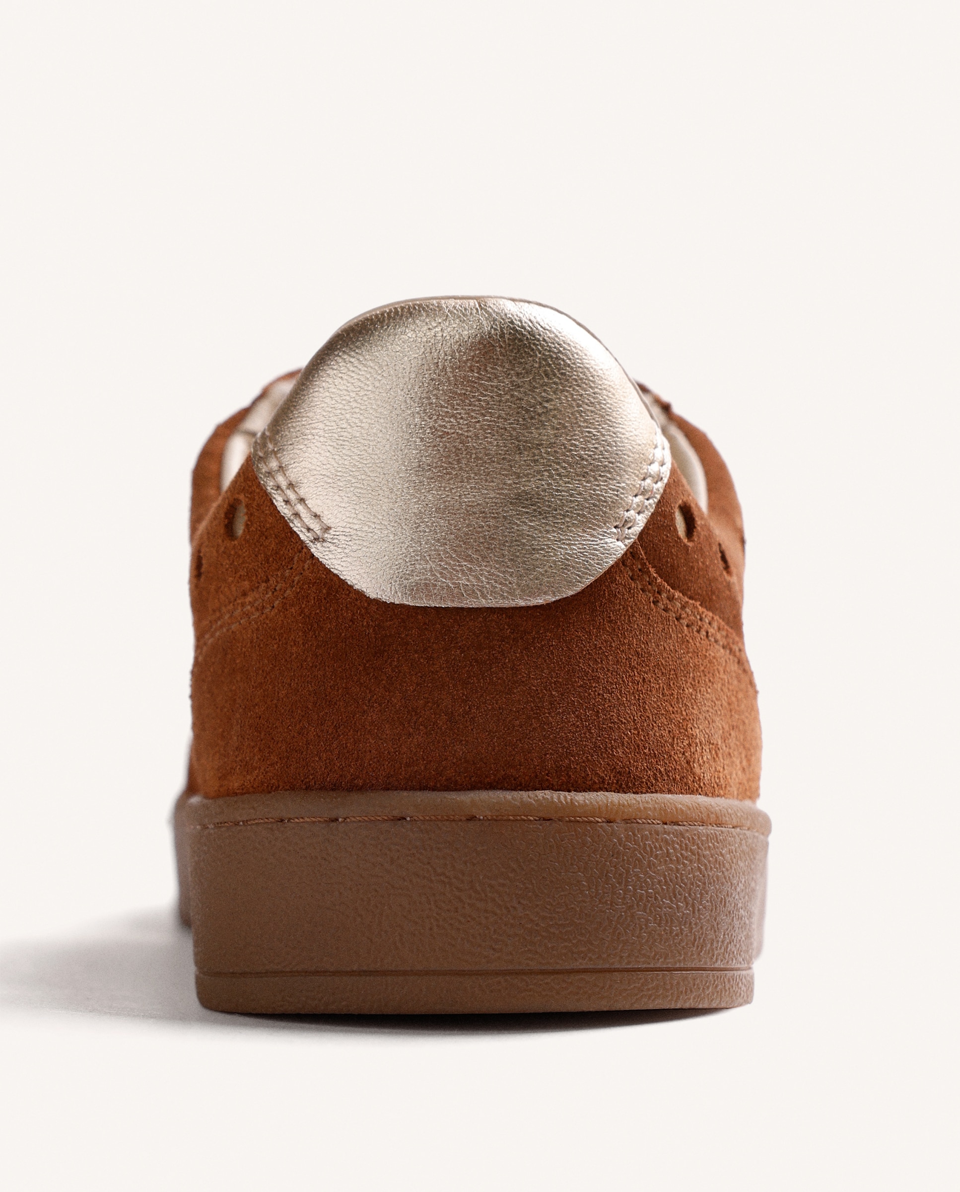 Zapatillas deportivas de mujer de piel serraje con acentos metalizados - Gioseppo - Cuero Cuero-4