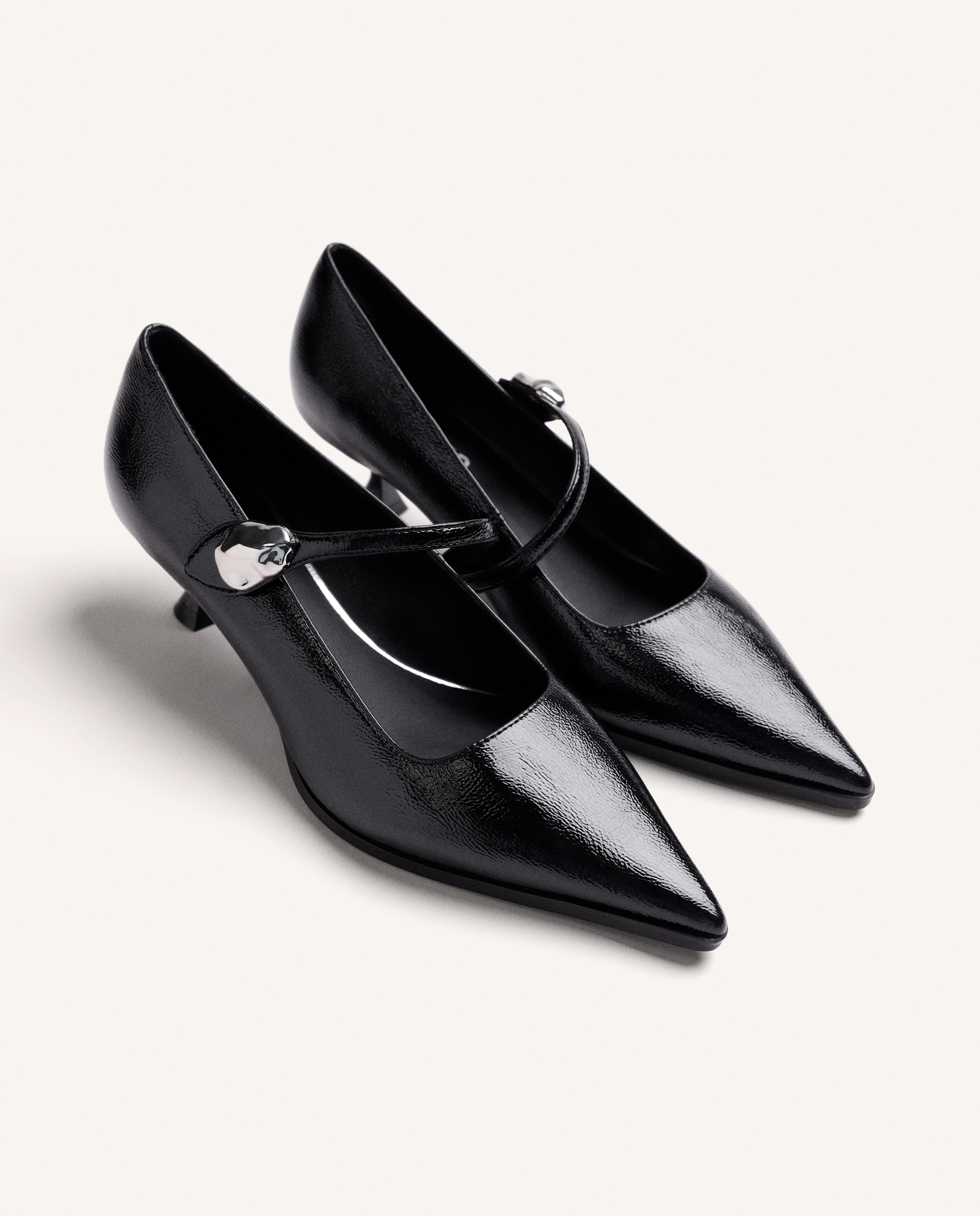 Zapatos de salón de mujer con detalle de joya - Gioseppo - Negro Negro-3