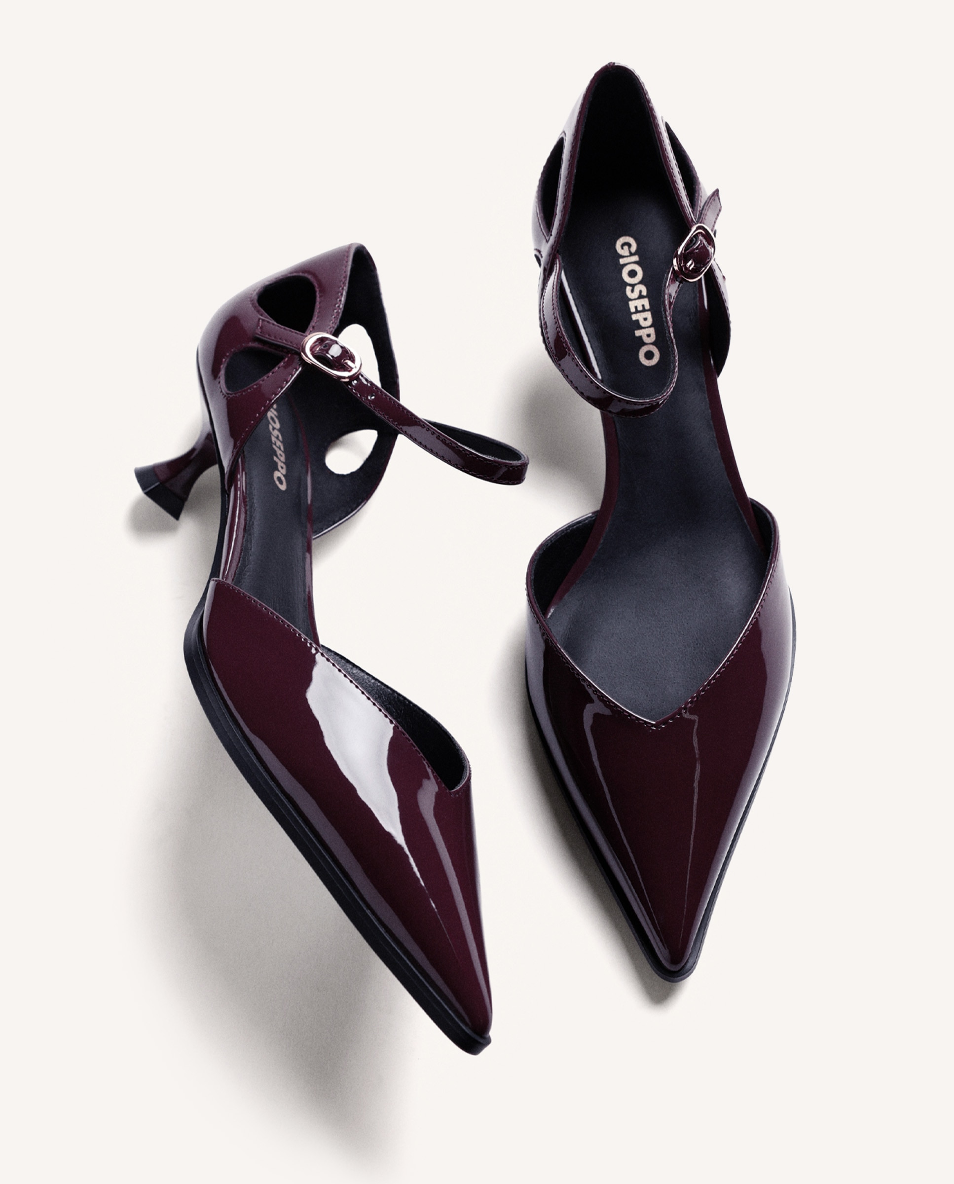 Zapatos tacón negro - Gioseppo - Burdeos Burdeos-4