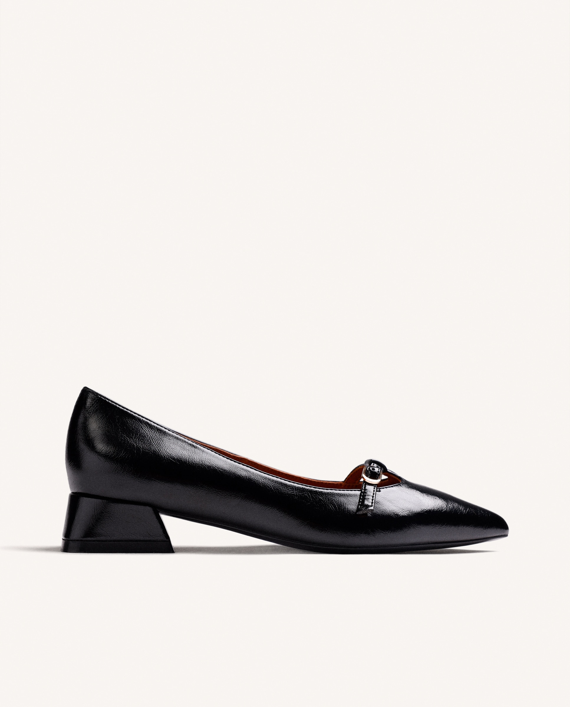 Imagen 1 de Zapatos de salón de mujer con acabado en efecto charol - Gioseppo - Negro Negro