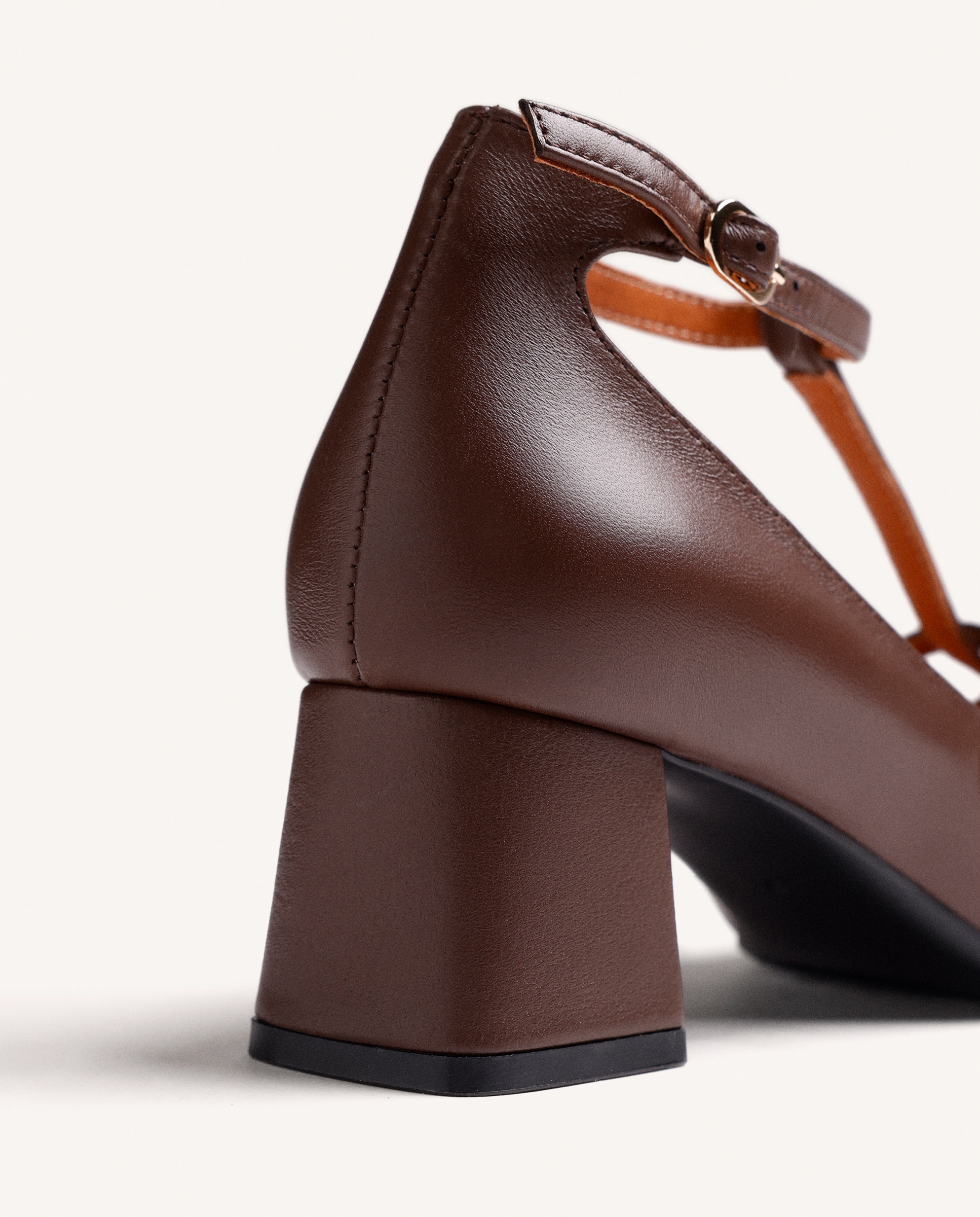 Zapatos de salón de mujer con cierres ajustables - Gioseppo - Marrón Marrón-4