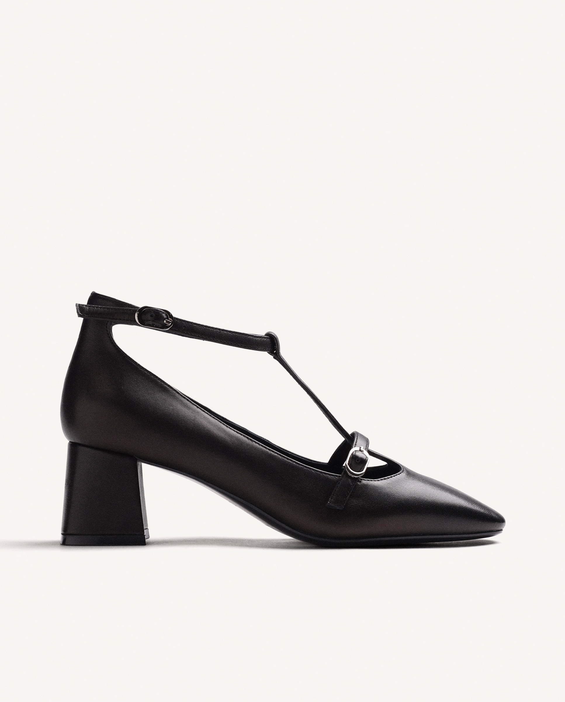 Zapatos de salón de mujer con cierres ajustables - Gioseppo - Negro Negro-1