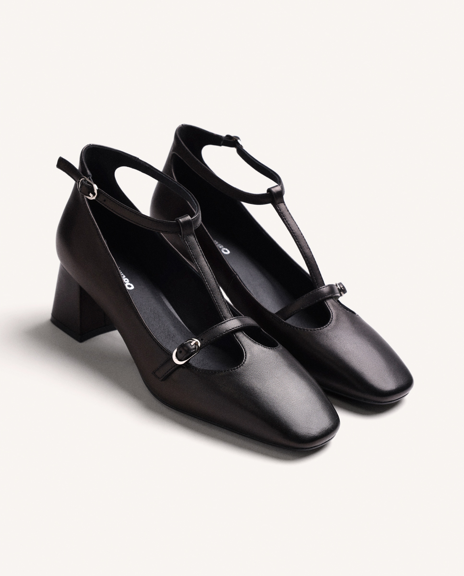 Zapatos de salón de mujer con cierres ajustables - Gioseppo - Negro Negro-3
