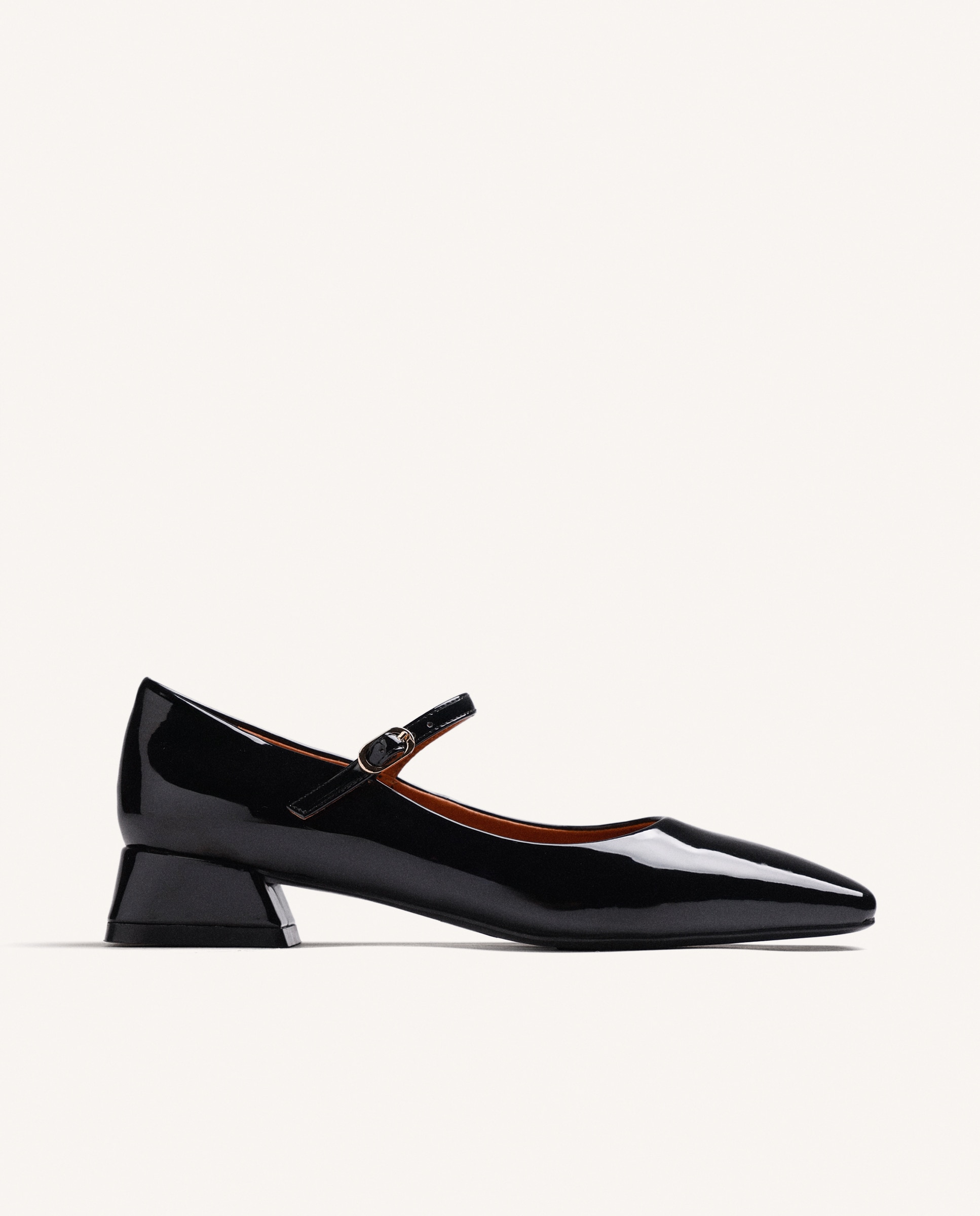Zapatos de salón de mujer estilo mary-jane con acabado en efecto charol - Gioseppo - Negro Negro-1