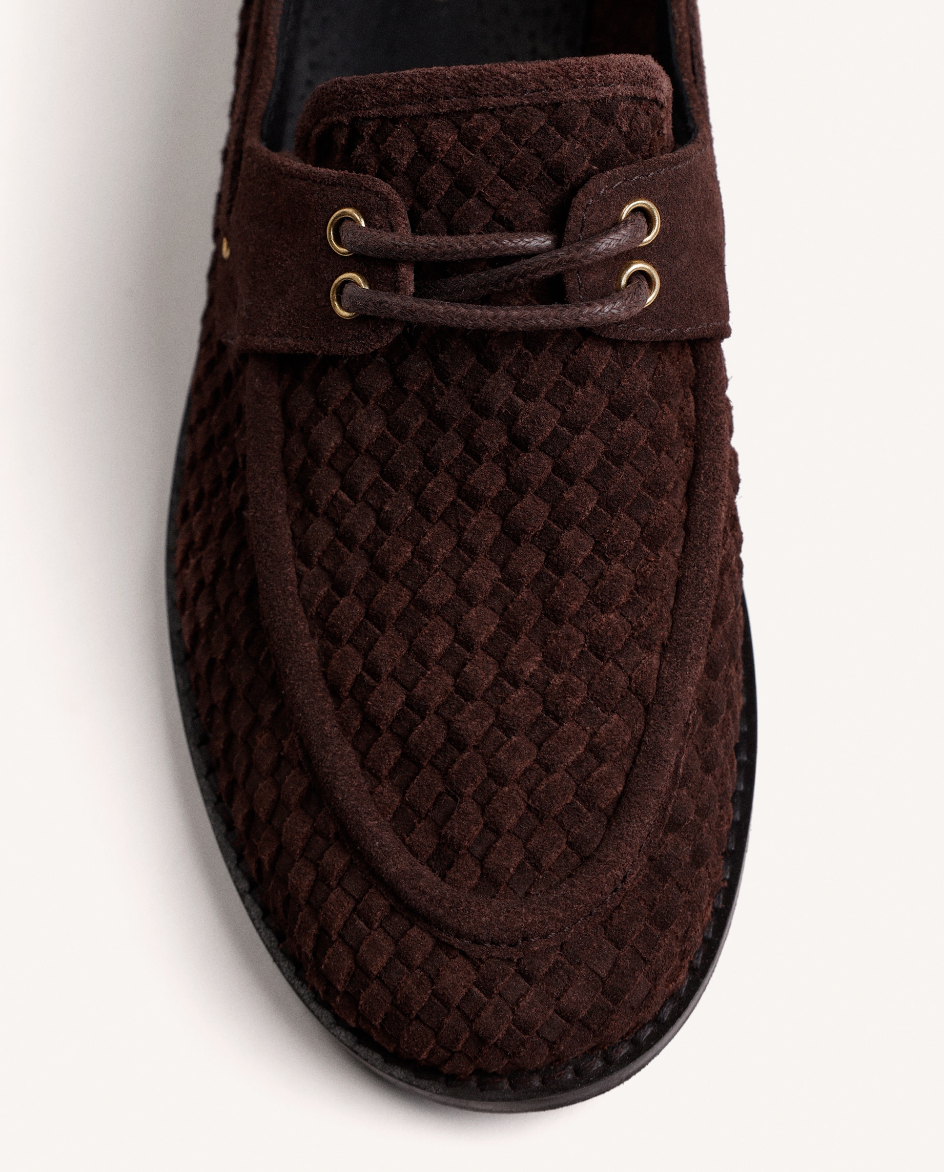 Imagen 2 de Mocasines de mujer estilo náutico de piel con trenzado artesanal - Gioseppo - Marrón Marrón