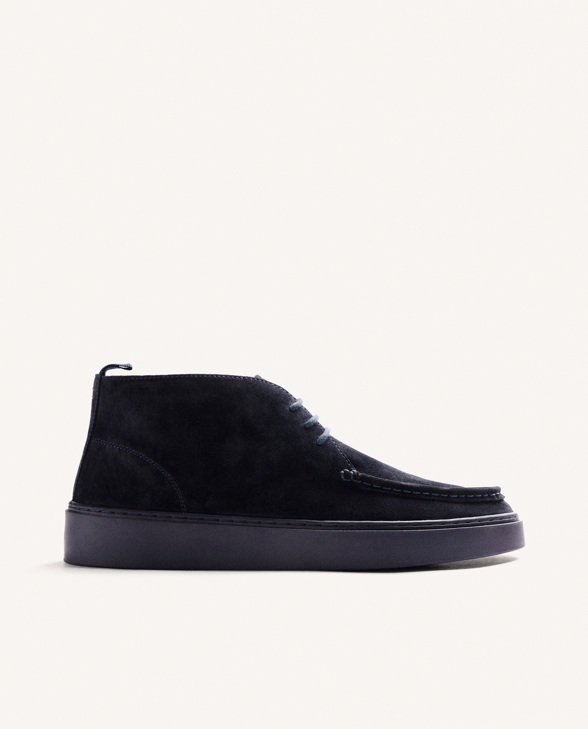 Imagen 1 de Botines de hombre estilo wallabee de piel serraje - Gioseppo - Marino Marino