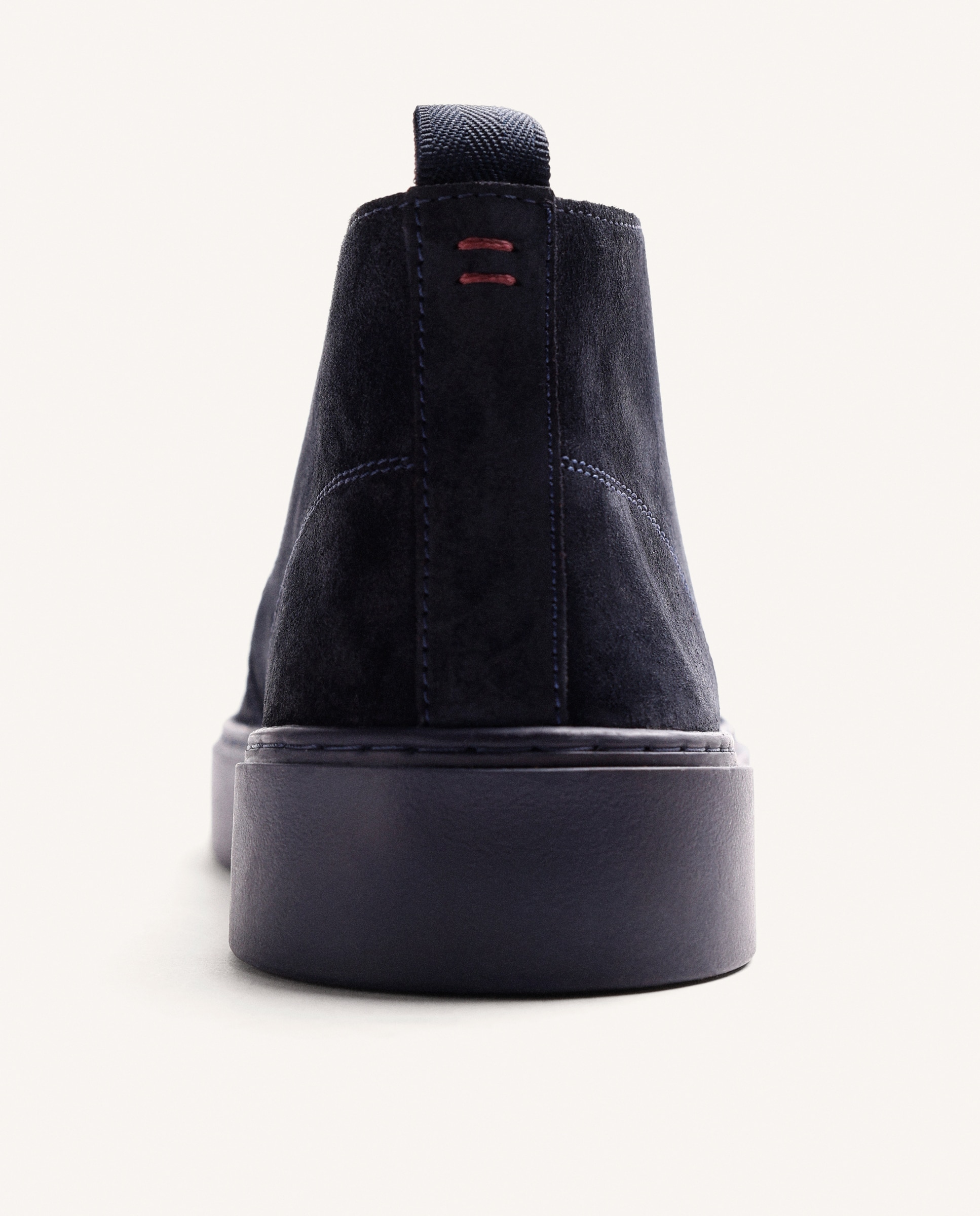 Imagen 4 de Botines de hombre estilo wallabee de piel serraje - Gioseppo - Marino Marino