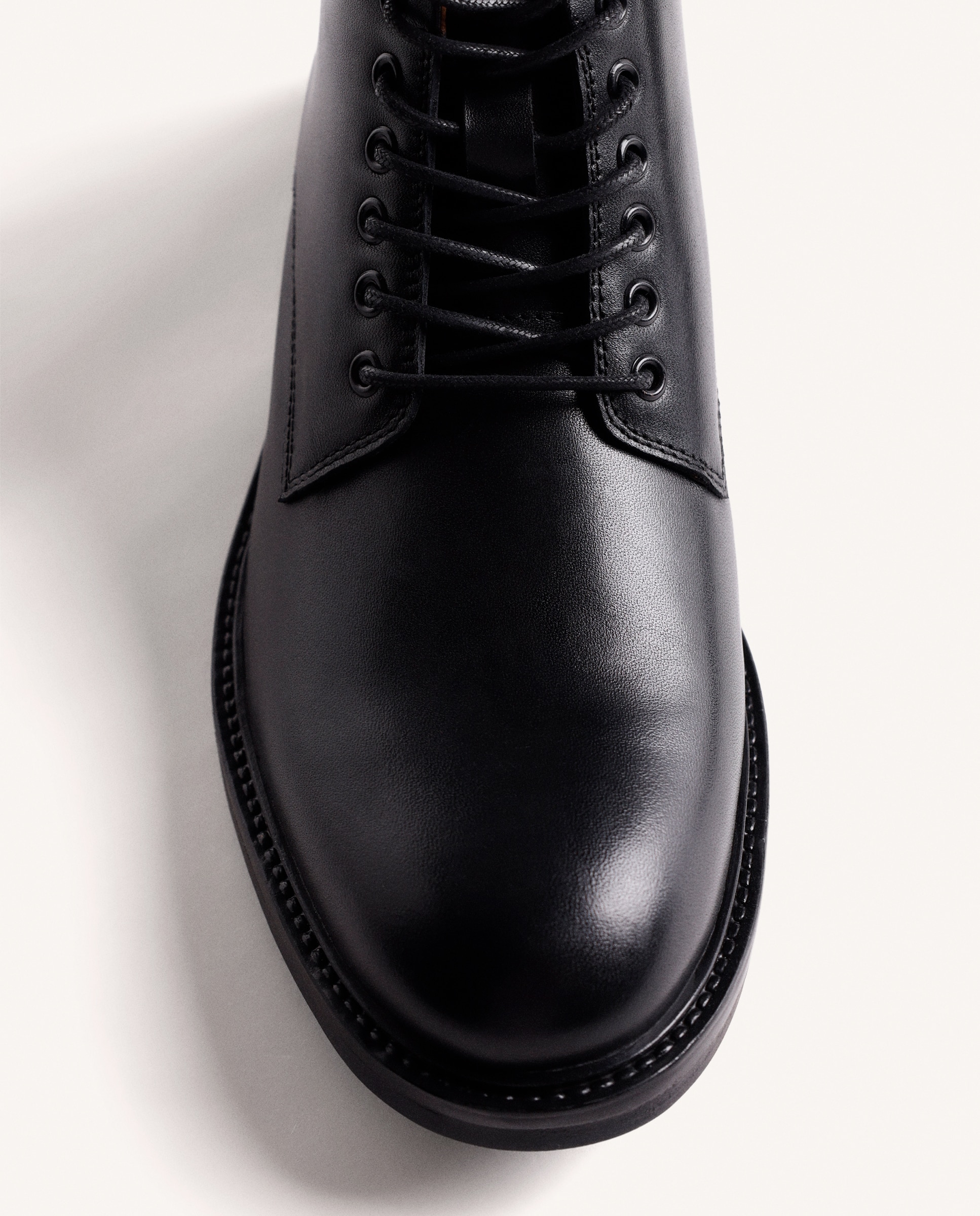 Imagen 2 de Botines de cordones de hombre de piel - Gioseppo - Negro Negro