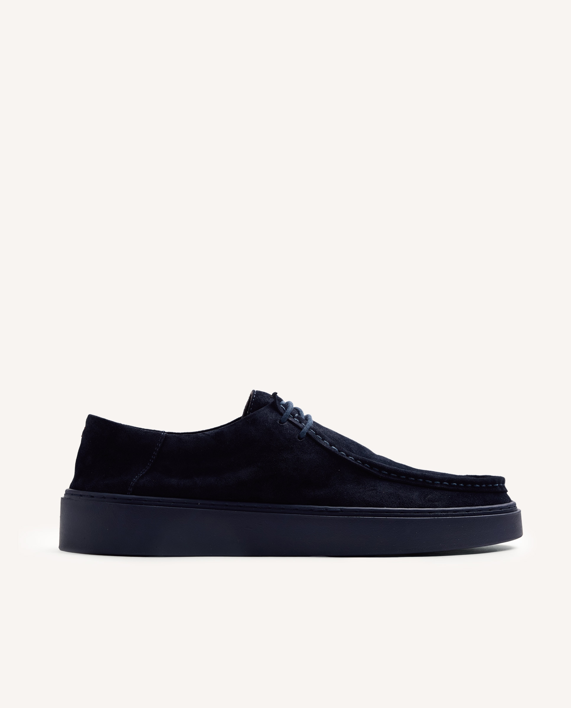 Imagen 1 de Zapatos de cordones de hombre estilo wallabee de piel serraje - Gioseppo - Marino Marino