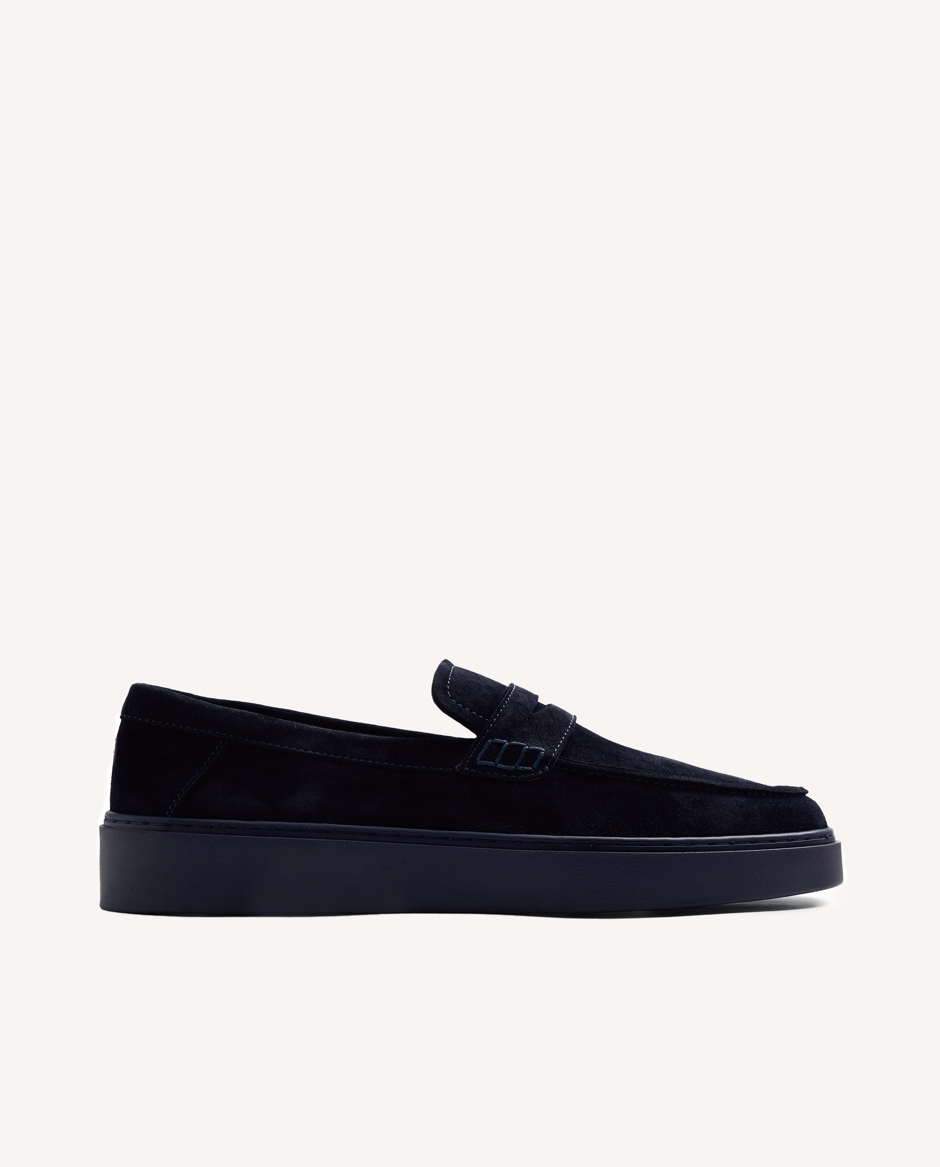 Mocasines de hombre estilo wallabee de piel serraje - Gioseppo - Marino Marino-1