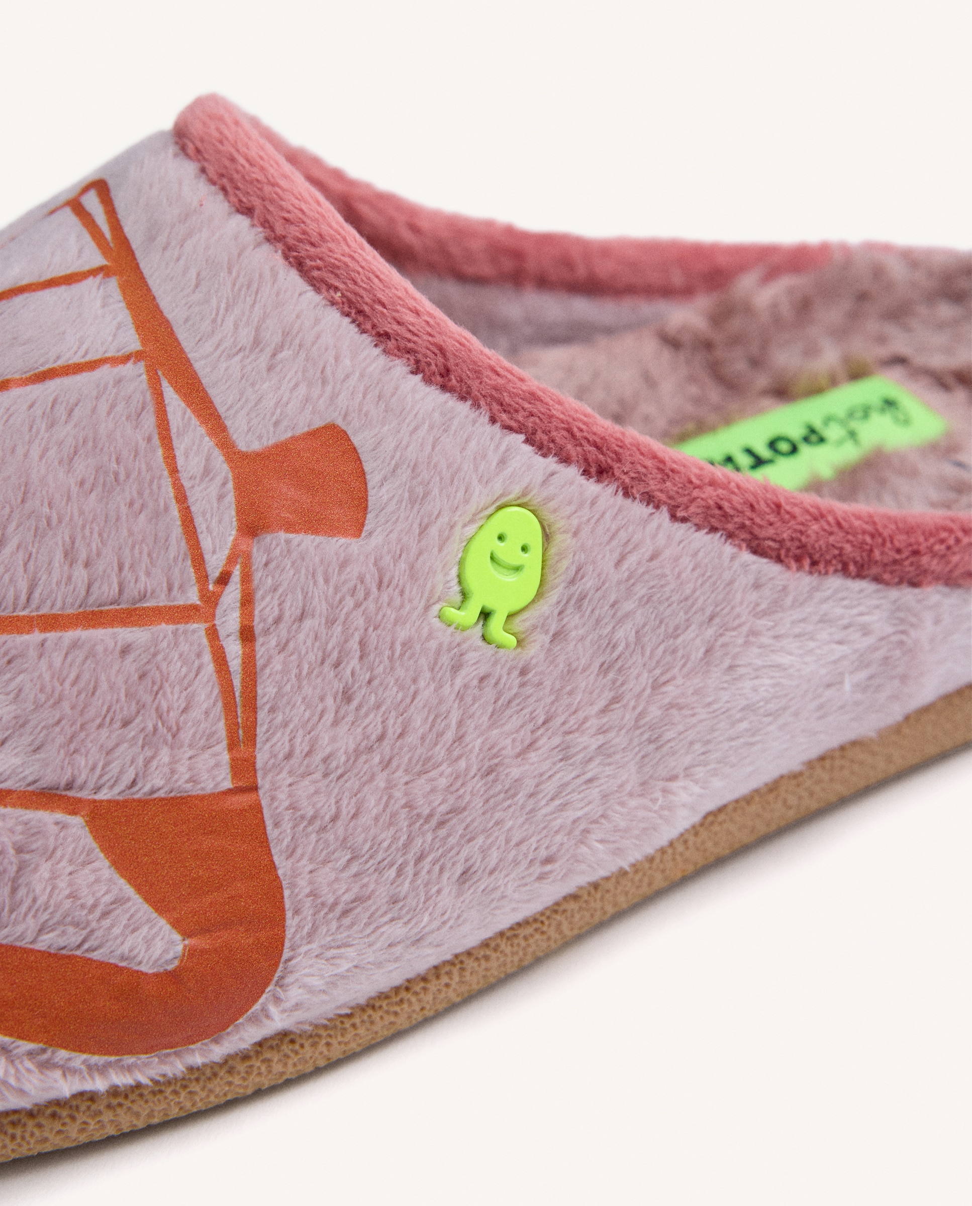Imagen 4 de Zapatillas de casa de mujer con dibujo - Hot Potatoes - Rosa Rosa