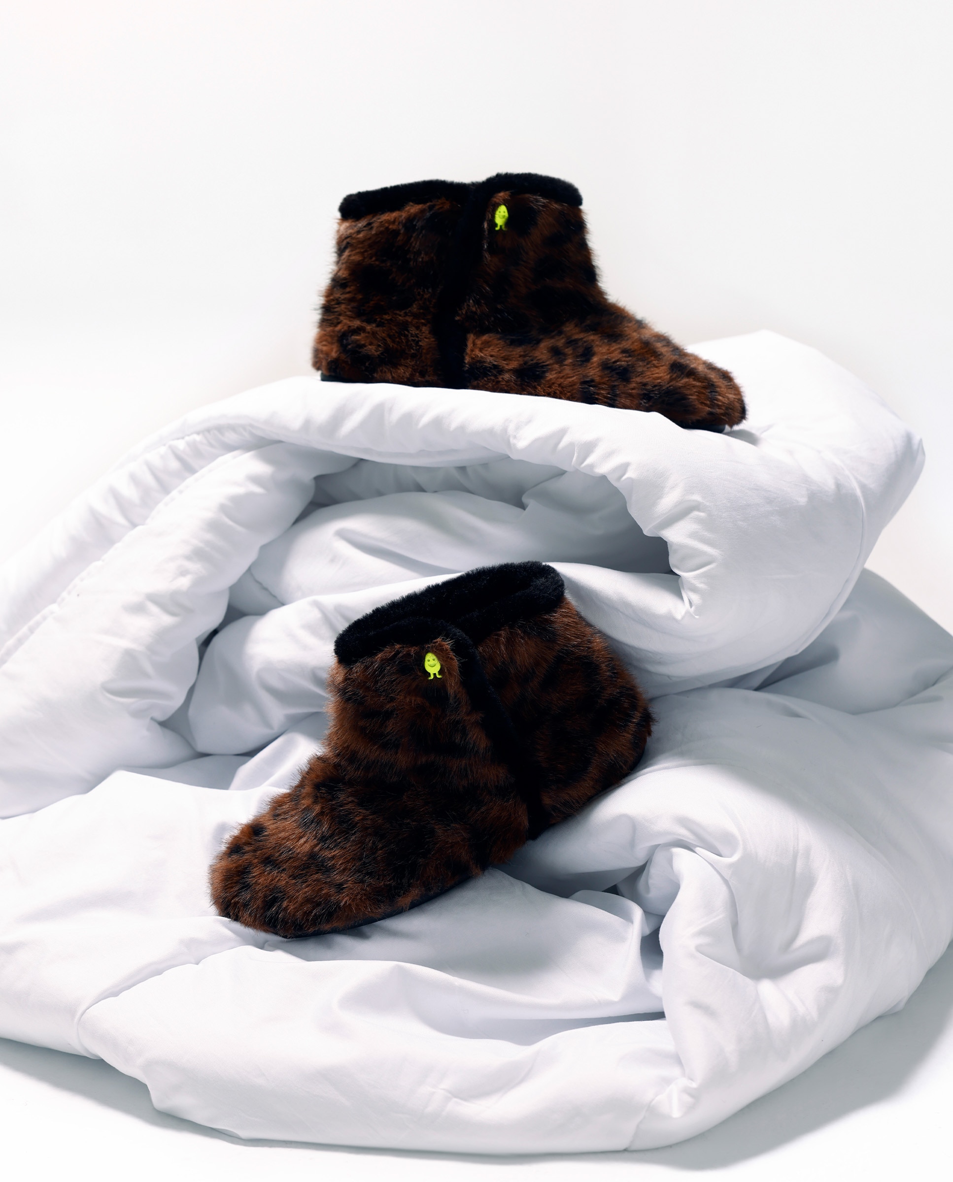 Imagen 6 de Zapatillas de casa de mujer tipo botín de pelo - Hot Potatoes - Estampado Estampado