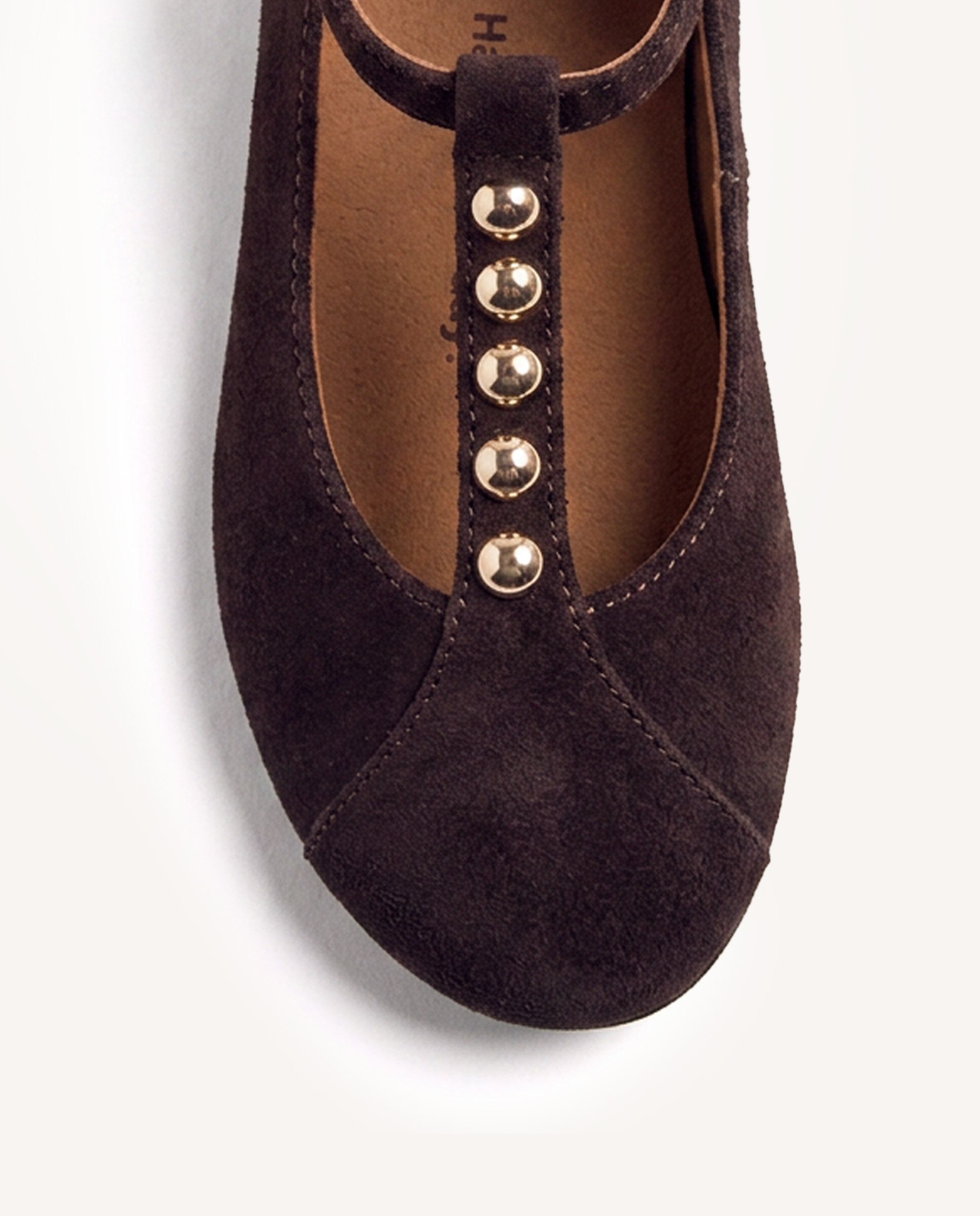 Bailarinas de niña de piel tachas - Gioseppo - Choco Choco-3