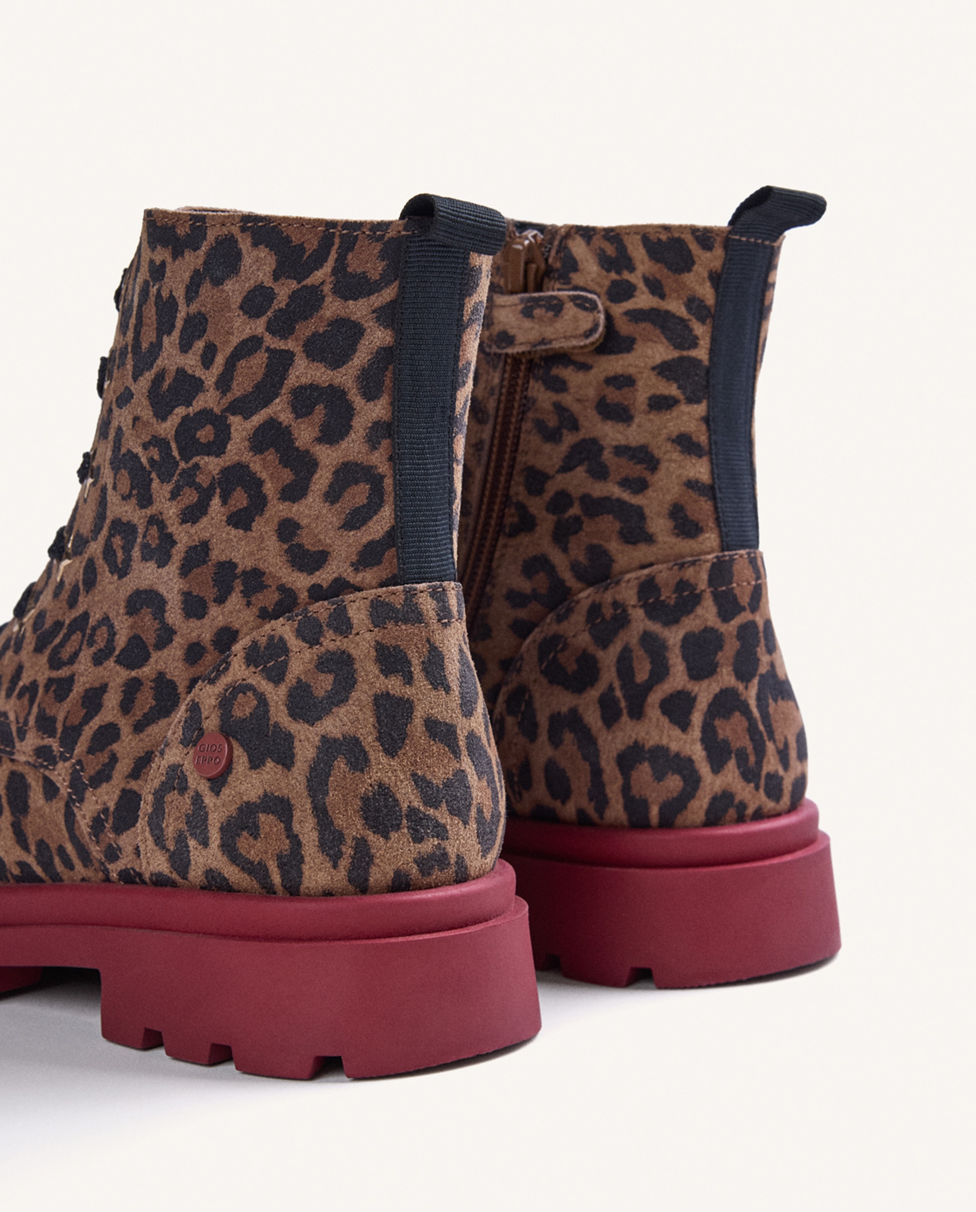 Botas de niña de piel con animal print - Gioseppo - Estampado Estampado-4