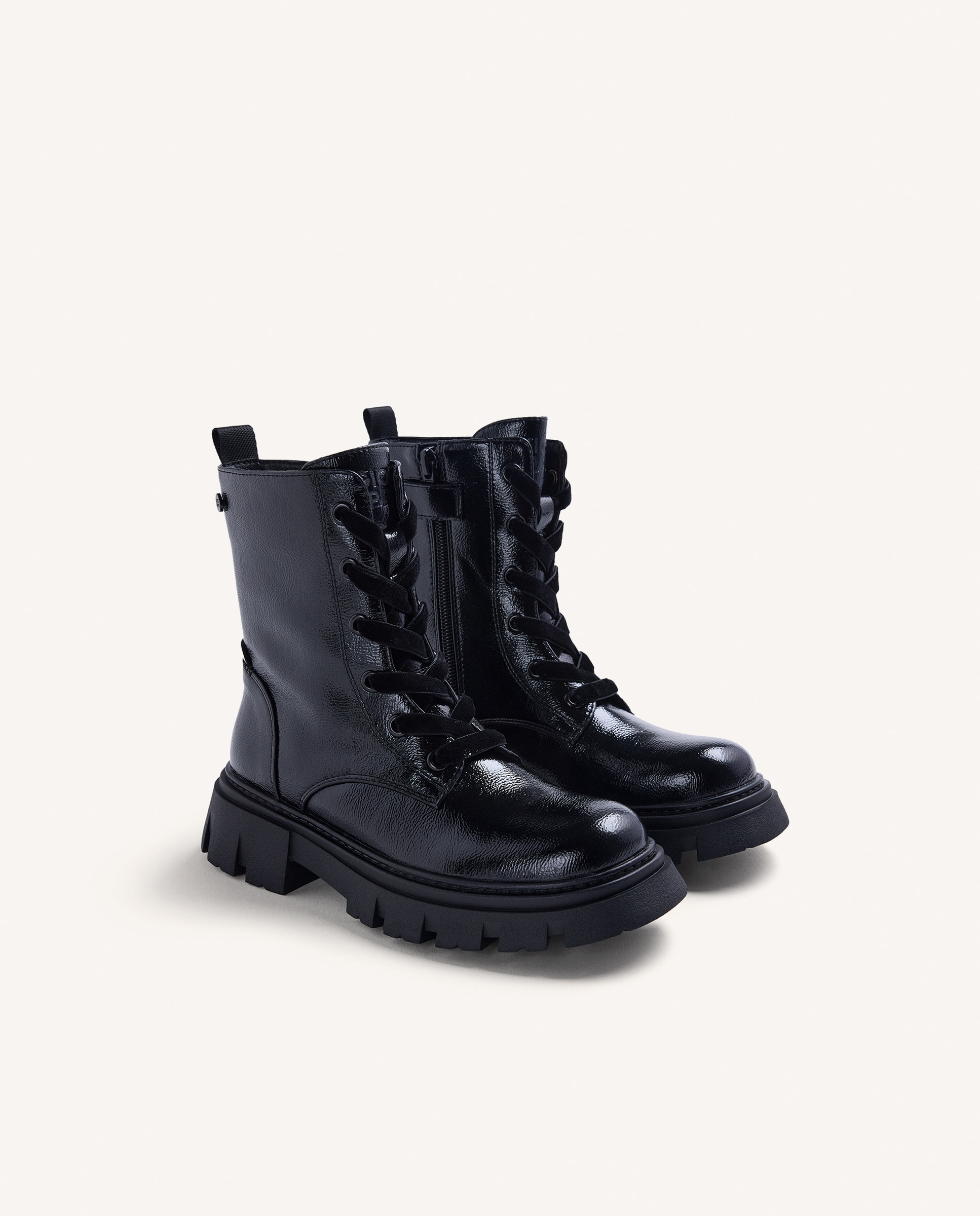 Botas de niña con cremallera lateral - Gioseppo - Negro Negro-2