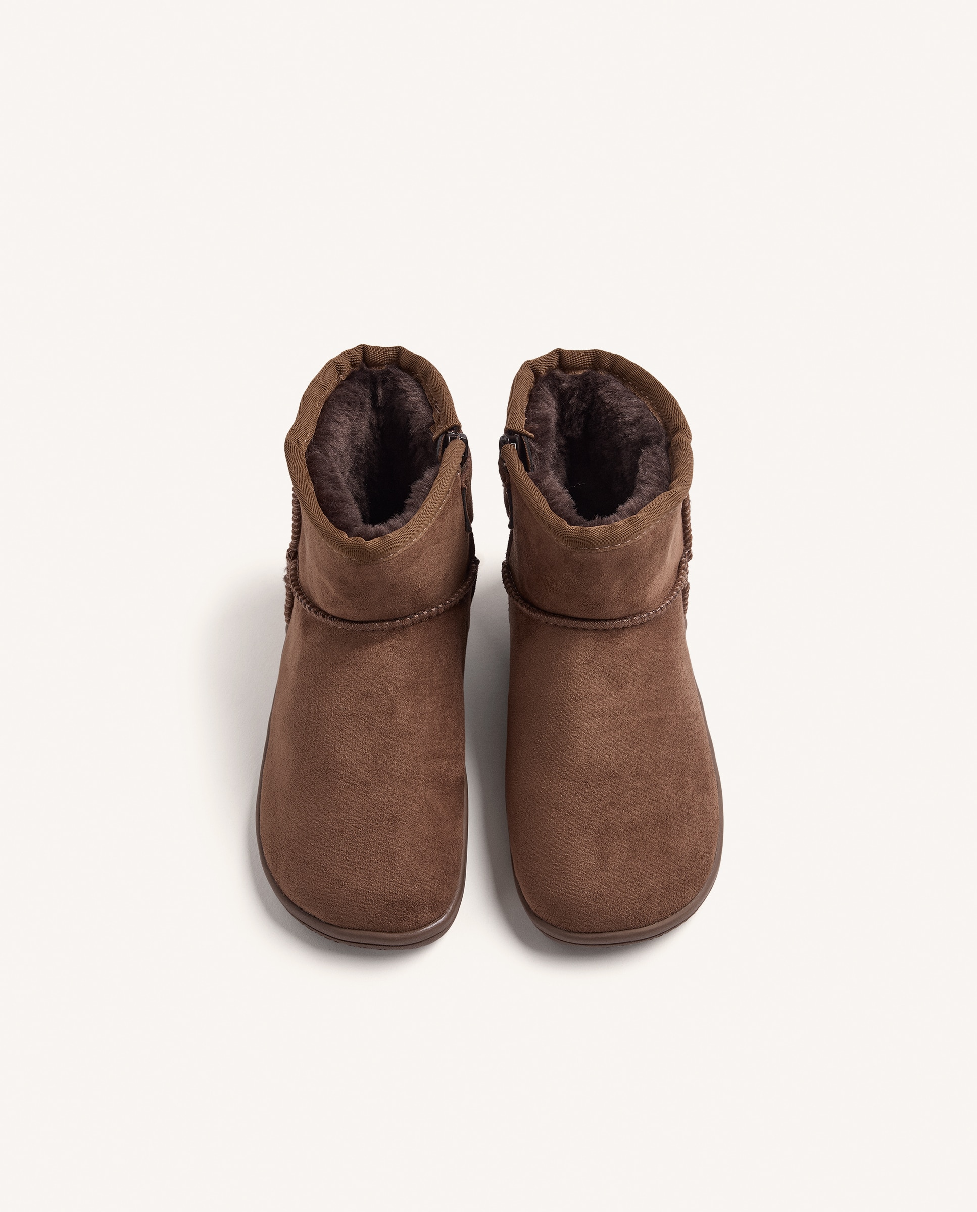 Botas de niña autralianas barefoot con forro de pelo - Gioseppo - Choco Choco-3