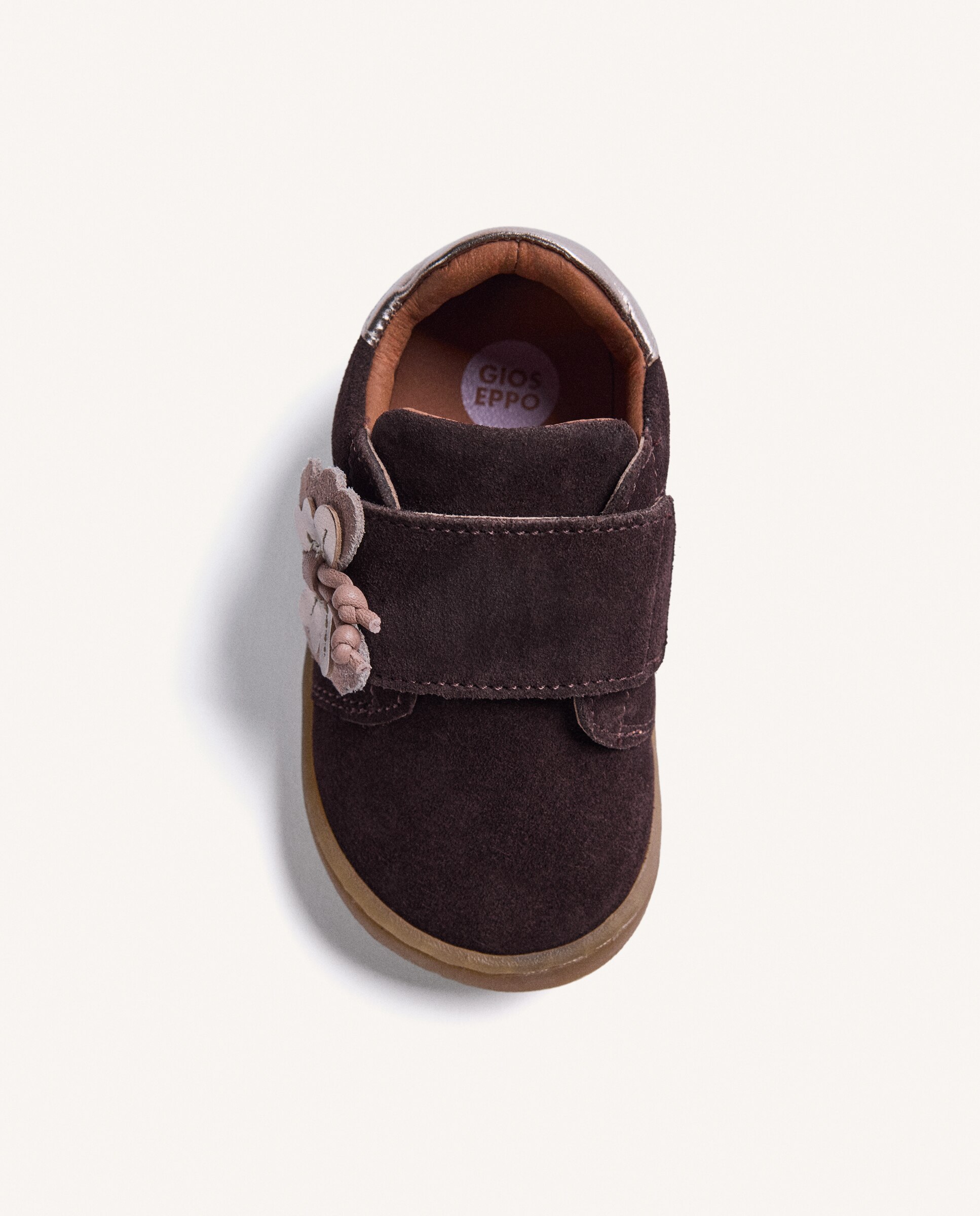Gioseppo barefoot - zapatillas piel brillo - Choco Choco-3