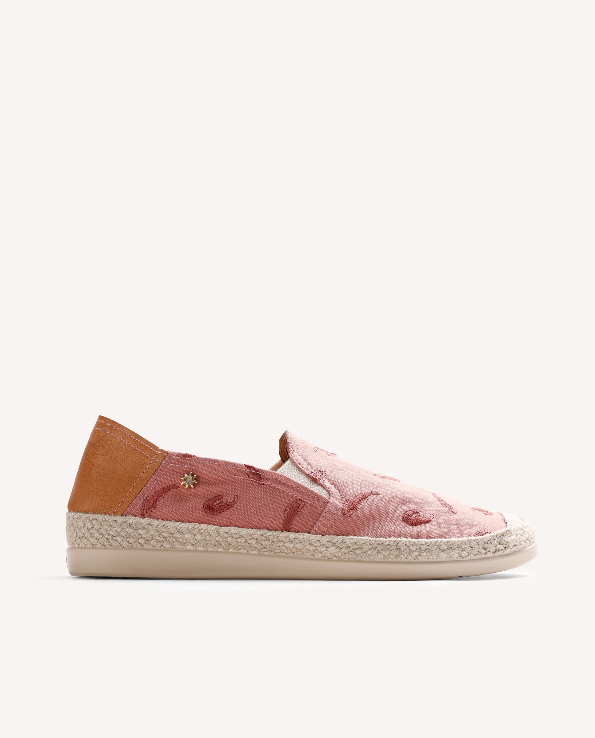 Gioseppo - Yute de hombre de piel con estampado de gamba y corte tipo slip-on con elásticos..