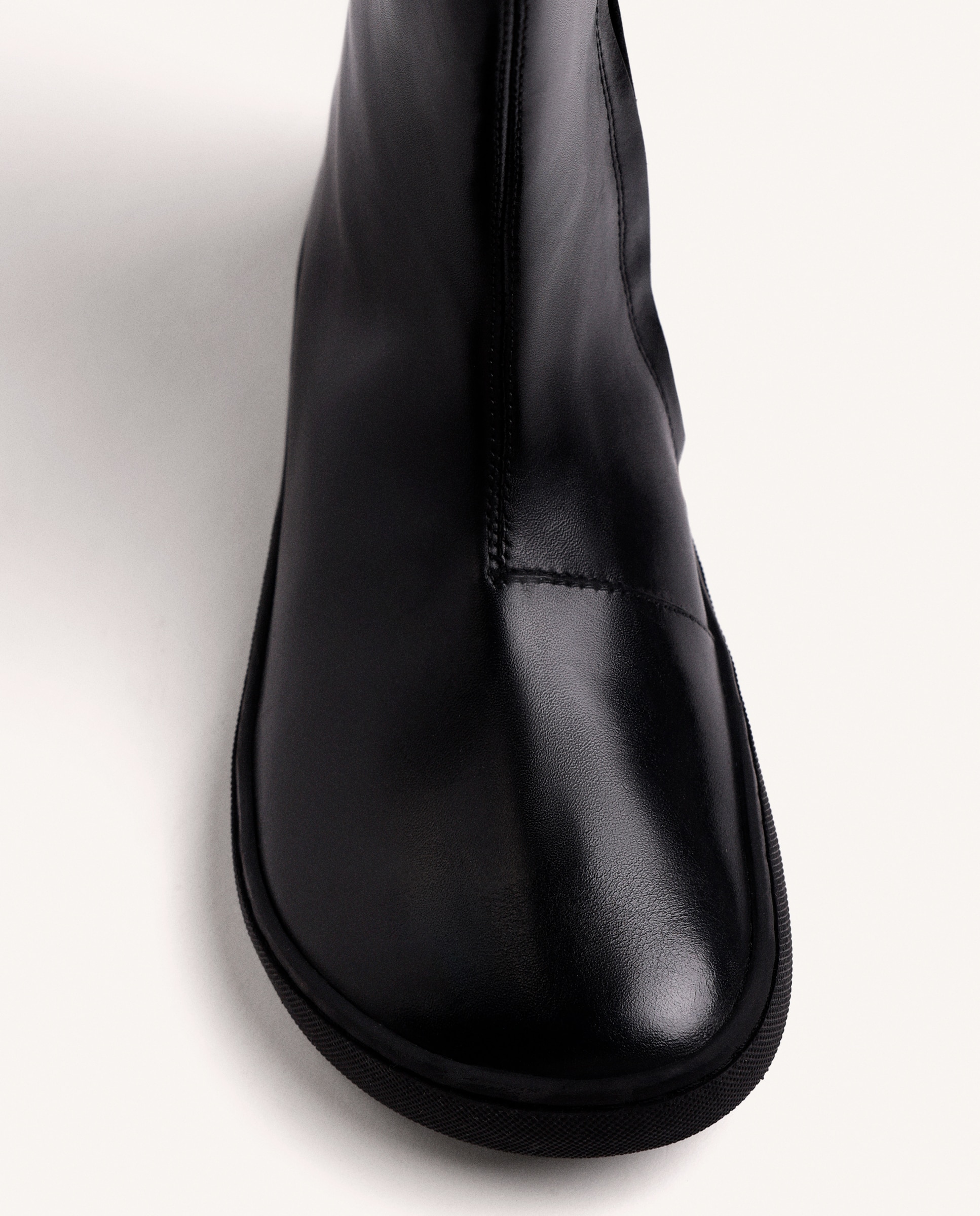 Botas básicas de mujer de piel con caña flexible barefoot - Gioseppo - Negro Negro-2