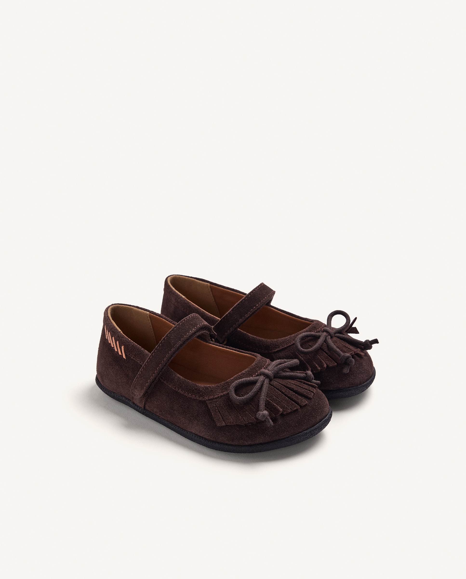 Bailarinas de niña de piel barefoot con flecos - Gioseppo - Choco Choco-2