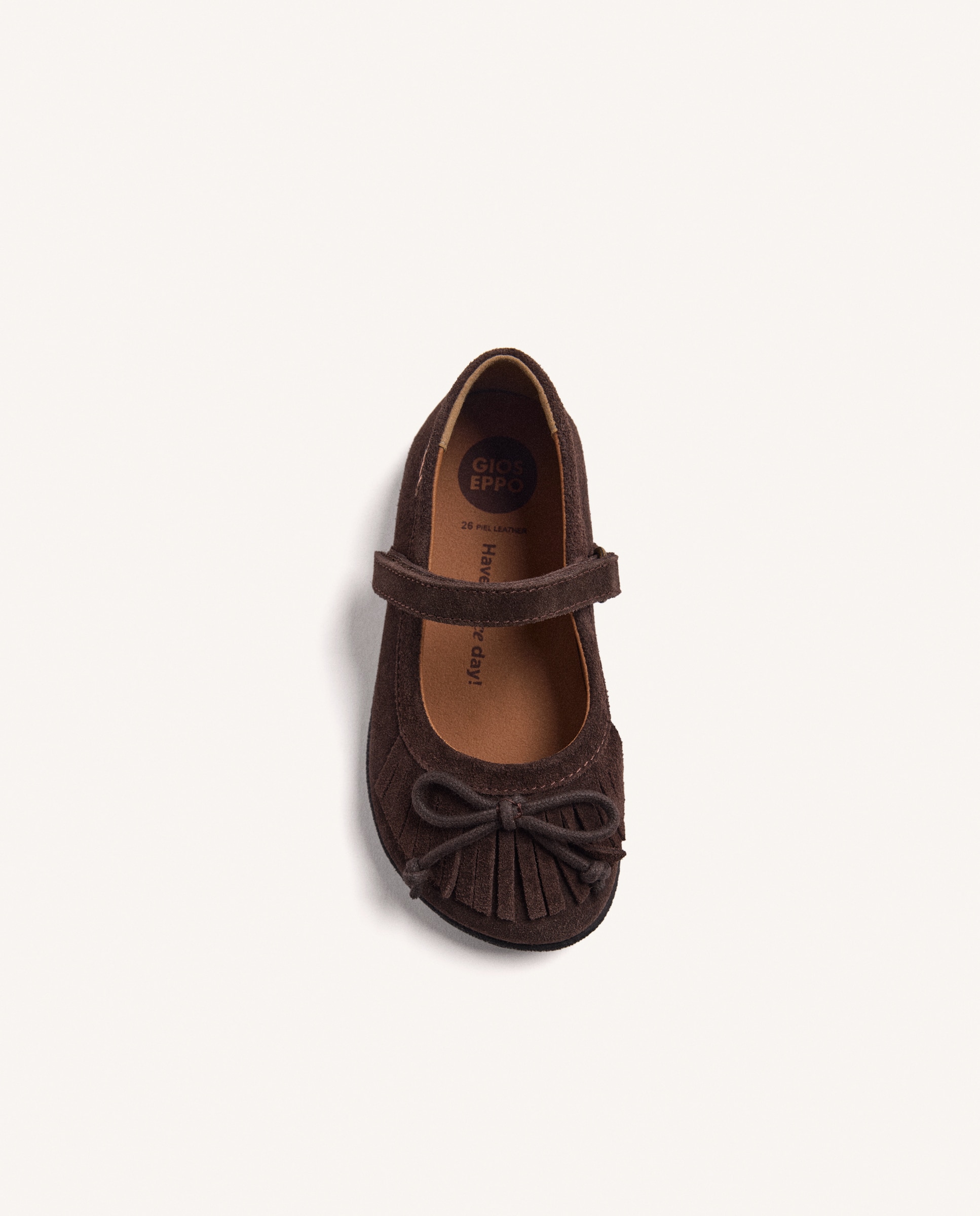 Bailarinas de niña de piel barefoot con flecos - Gioseppo - Choco Choco-3