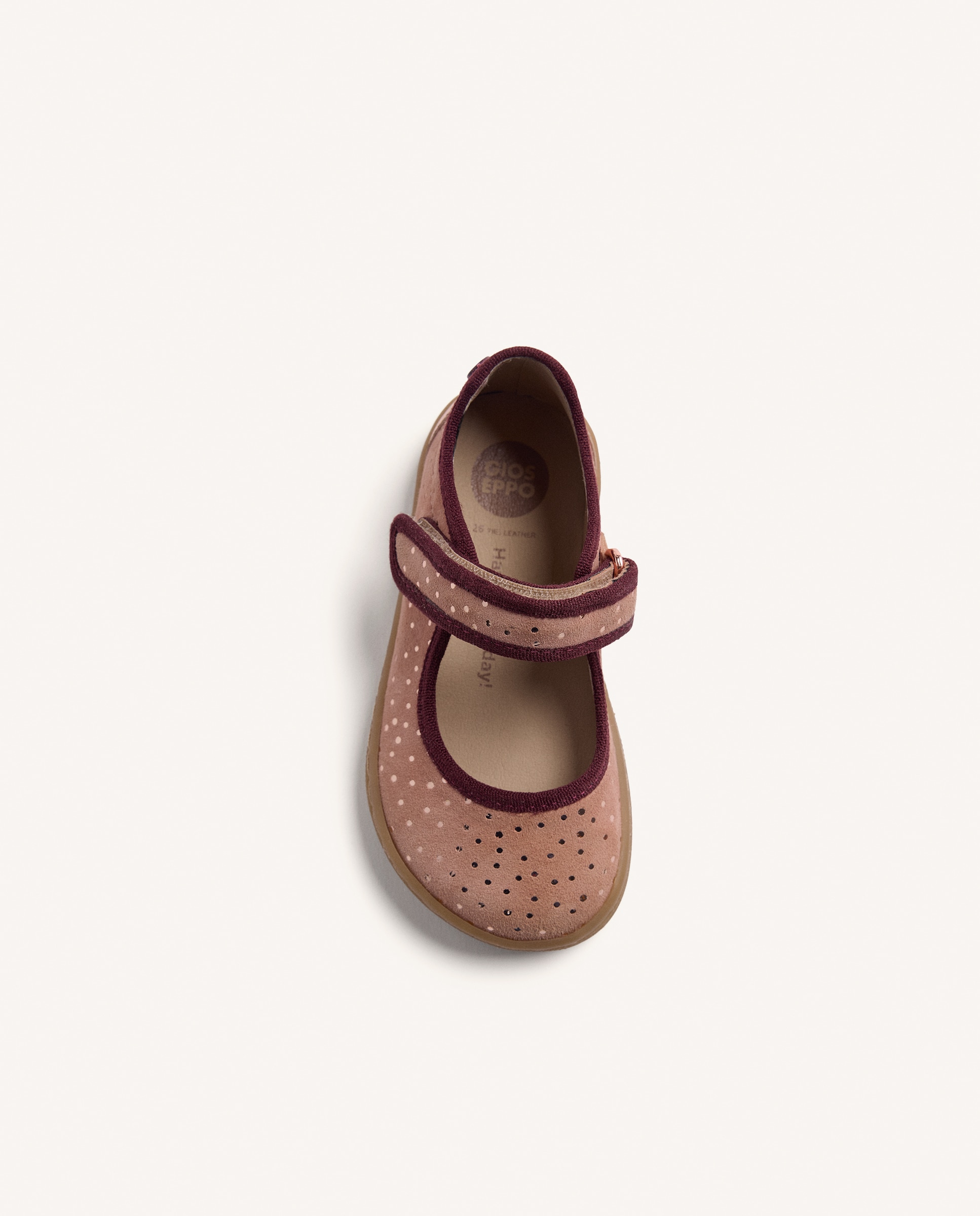 Bailarinas de niña de piel barefoot con topos metalizados - Gioseppo - Rosa claro Rosa claro-3
