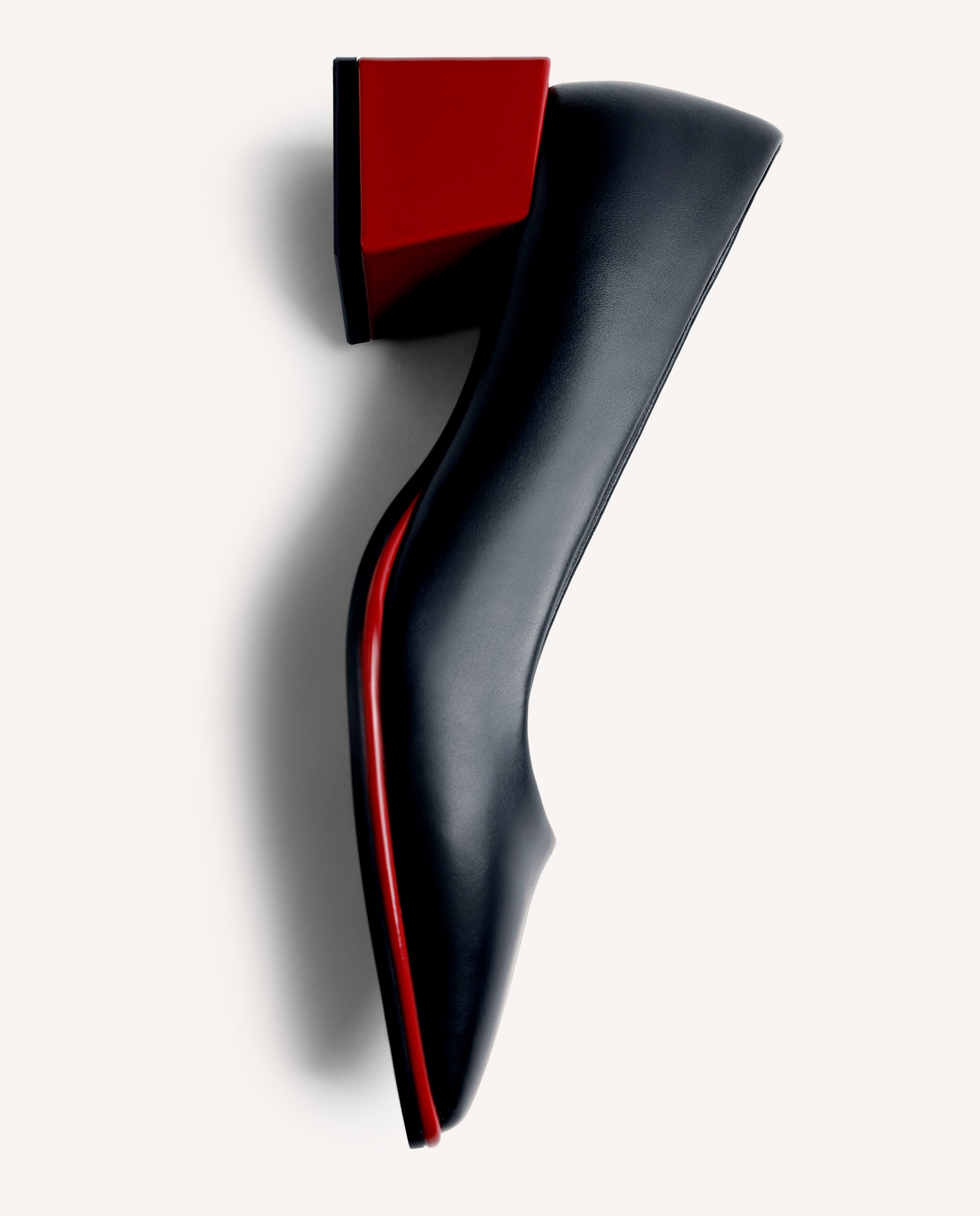 Zapatos de salón de mujer con contraste de tacón - Gioseppo - Rojo Rojo-5