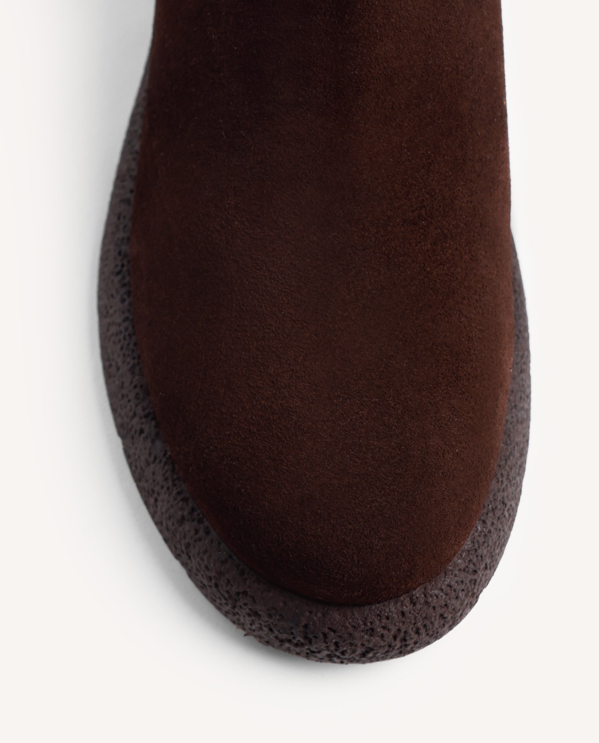 Botas de pelo de mujer de piel serraje estilo chelsea - Gioseppo - Choco Choco-2