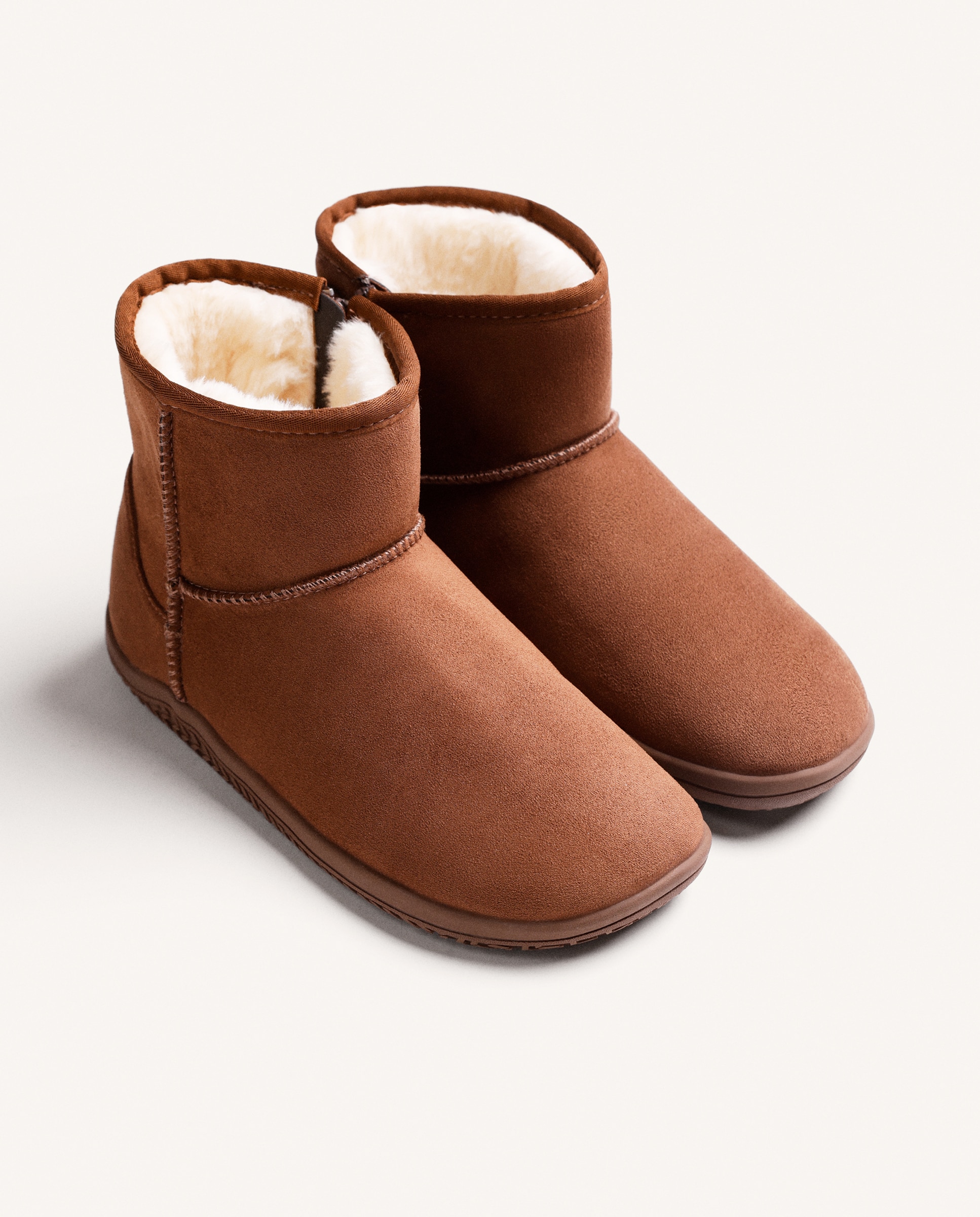 Botas de pelo de mujer estilo australianas barefoot - Gioseppo - Choco Choco-3