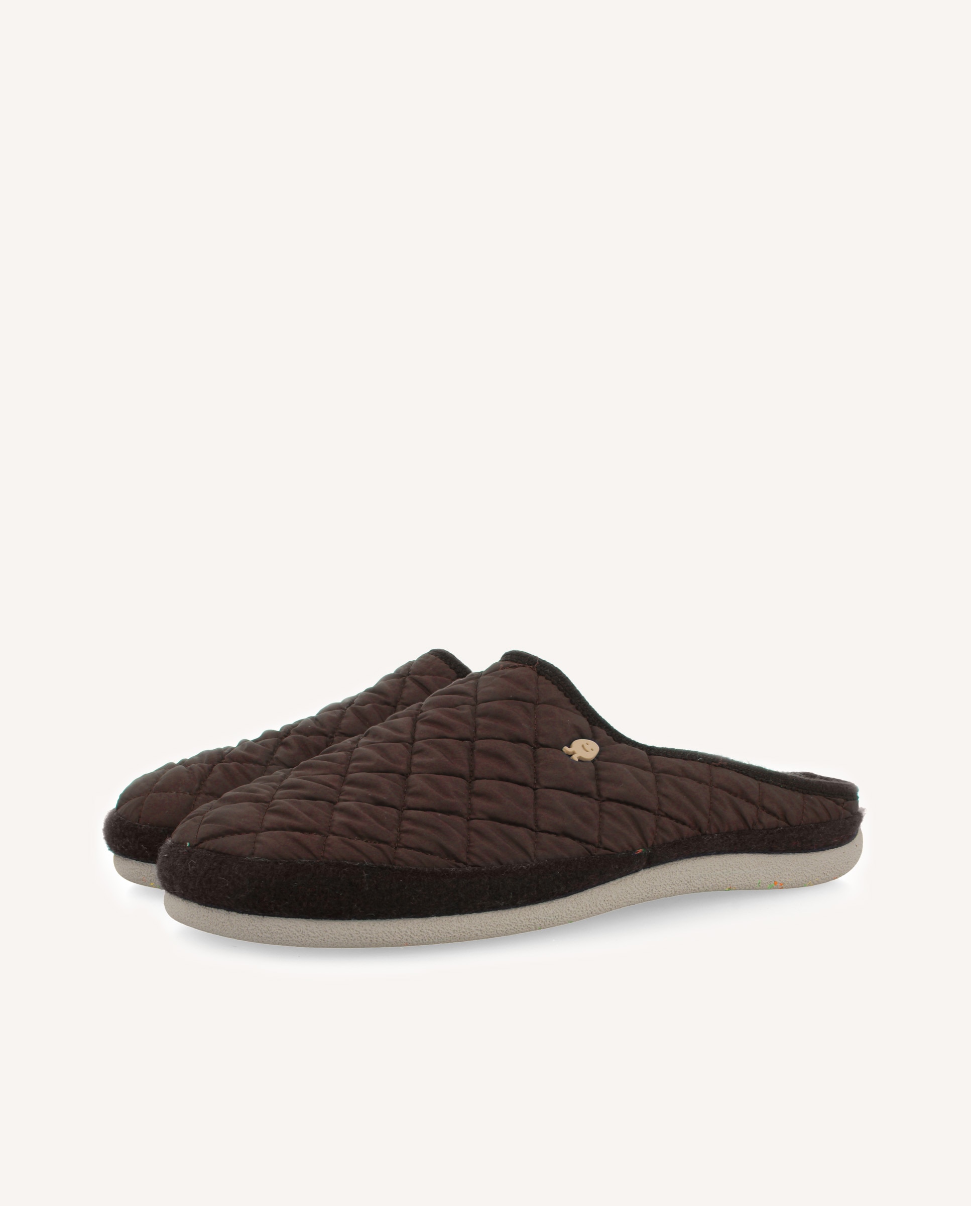Imagen 5 de Zapatillas de casa de hombre alcolchadas - Hot Potatoes - Marrón Marrón