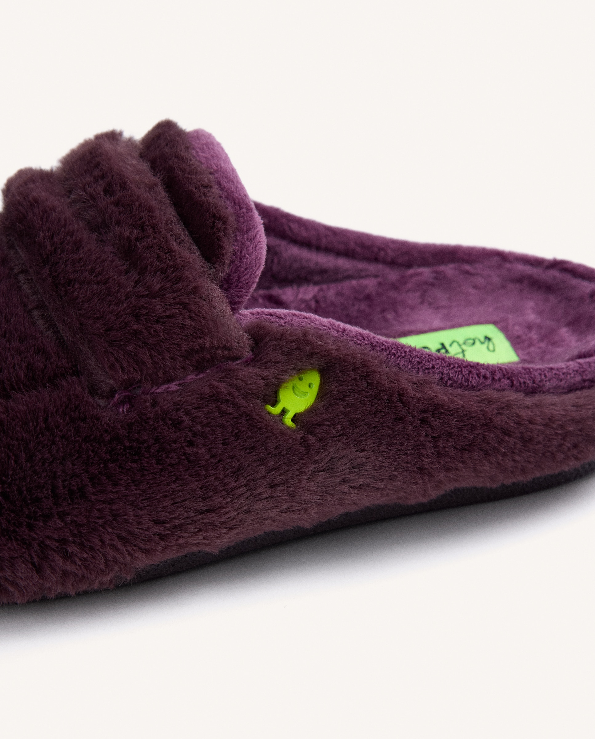 Zapatillas de casa de mujer tipo mocasines de bamara - Hot Potatoes - Burdeos Burdeos-4