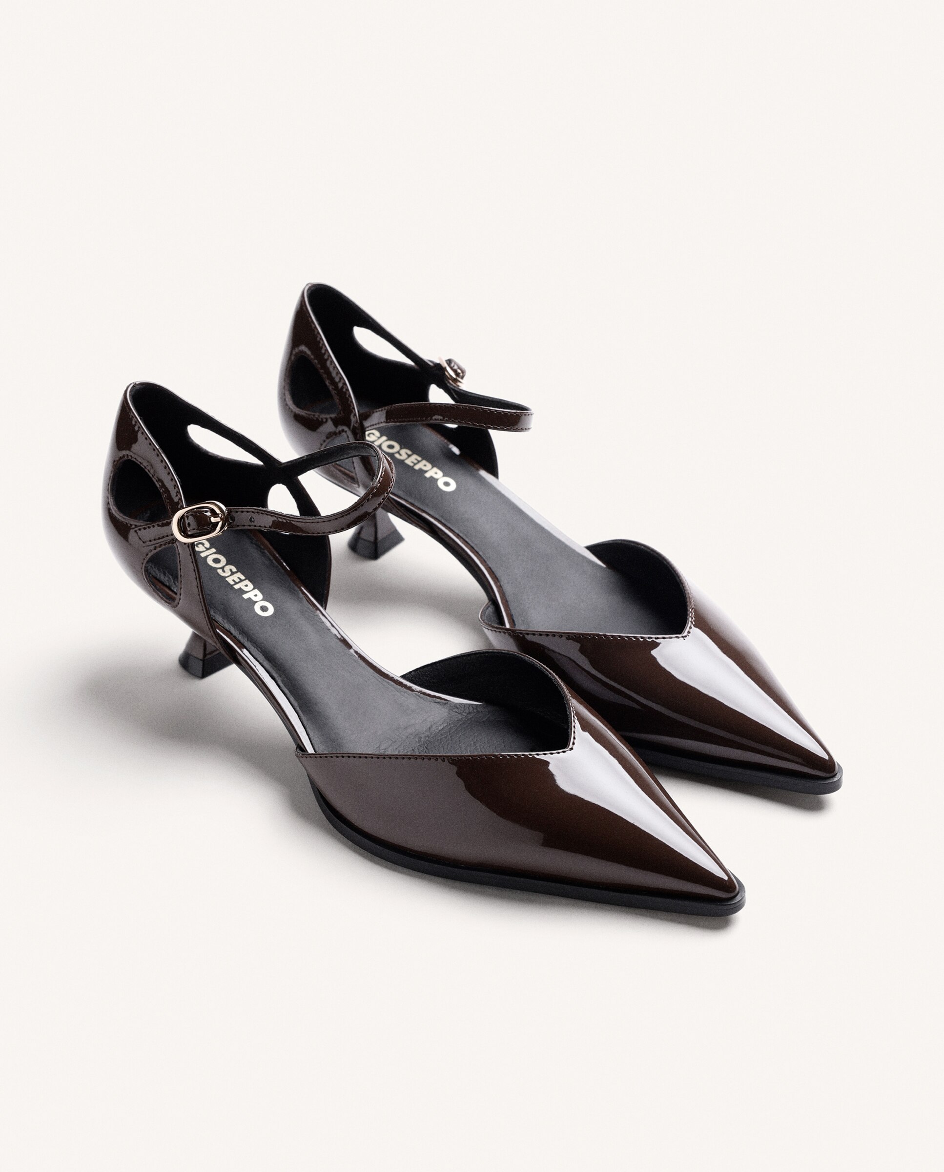 Zapatos tacón negro - Gioseppo - Marrón Marrón-3