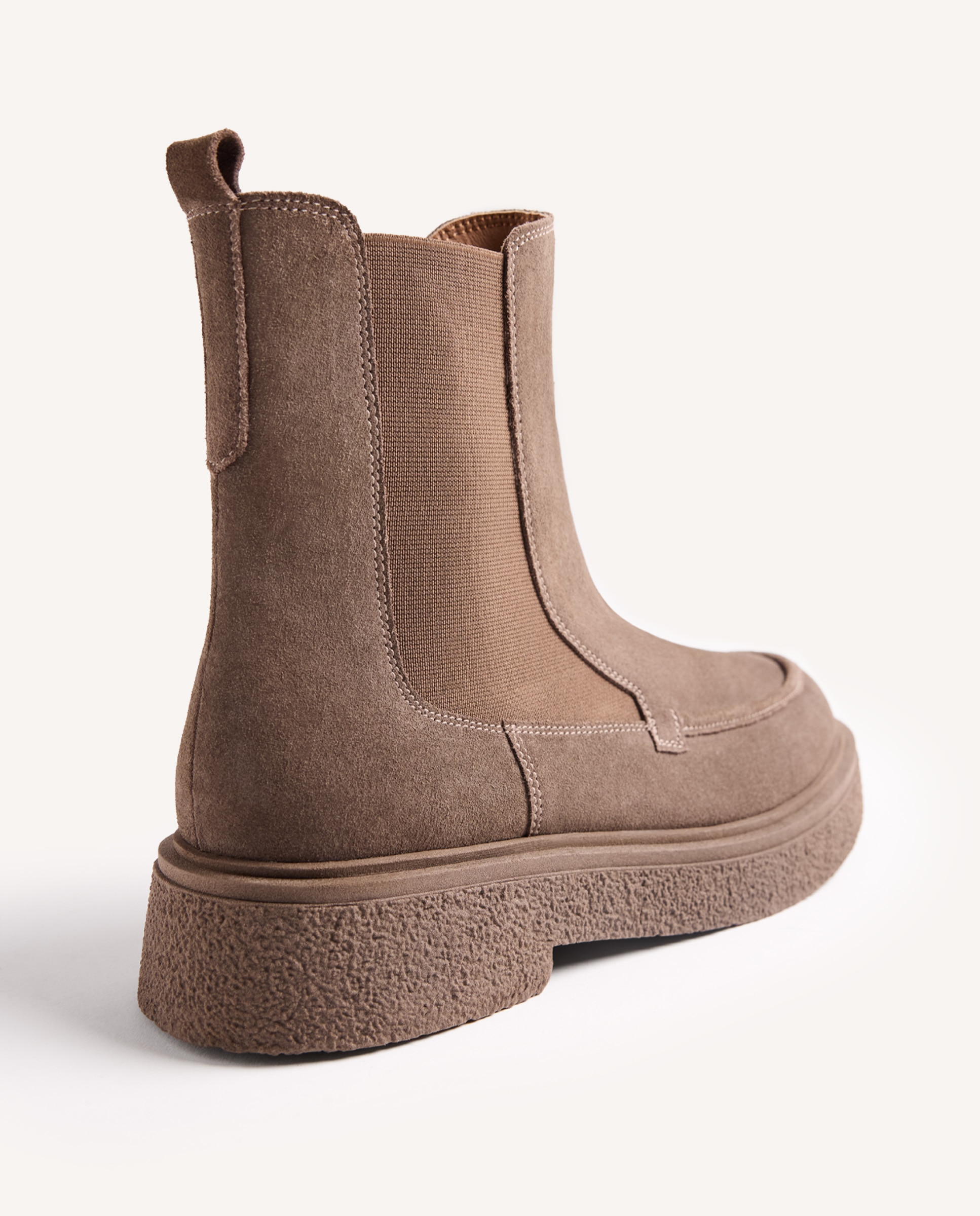 Botas básicas de mujer de piel con cierre de cremallera lateral - Gioseppo - Topo Topo-4