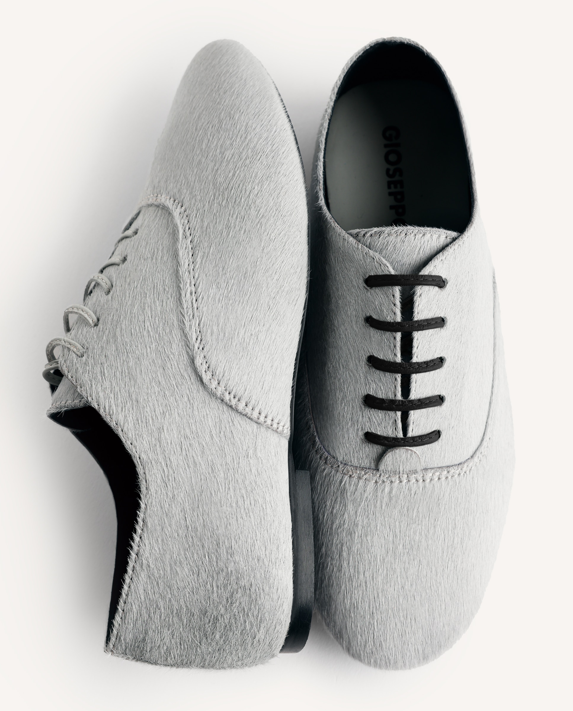 Bluchers de mujer de piel by melyssa pinto - Gioseppo - Gris Gris-2