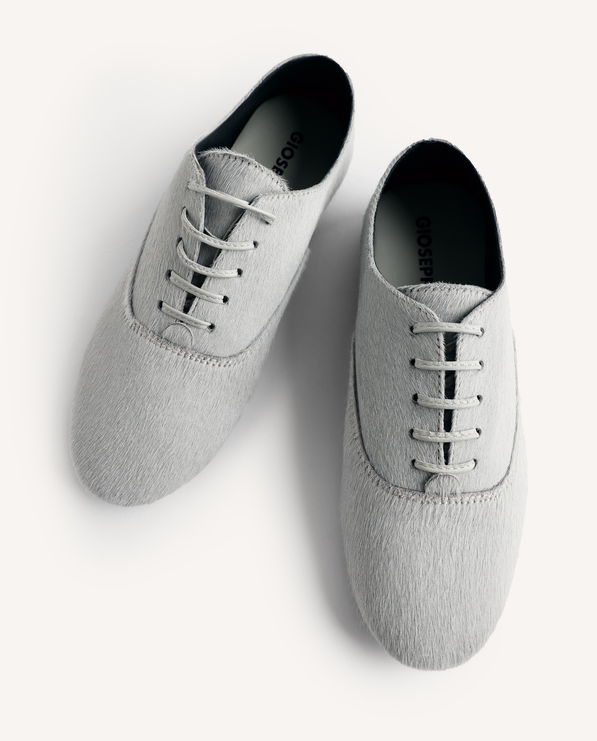 Bluchers de mujer de piel by melyssa pinto - Gioseppo - Gris Gris-8