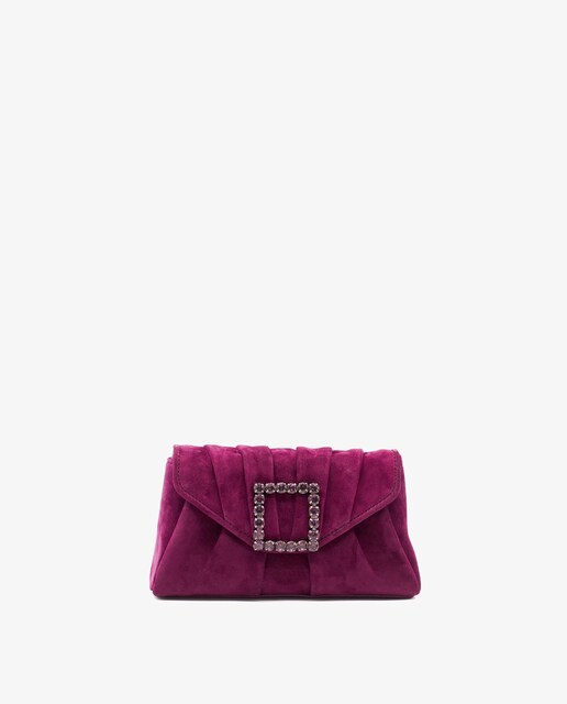 Imagen 0 de Bolso de mano de piel convertible a bandolera