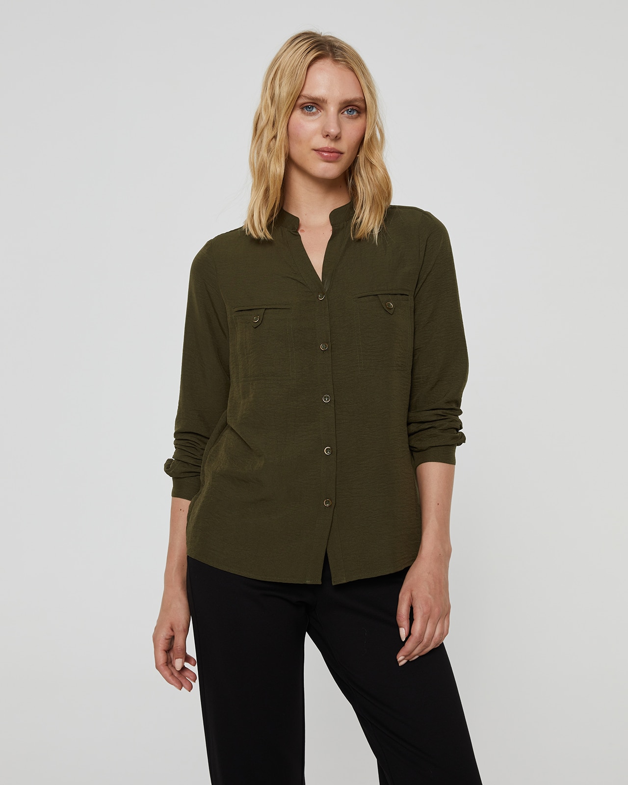 Camisa cuello mao mujer el corte ingles sale