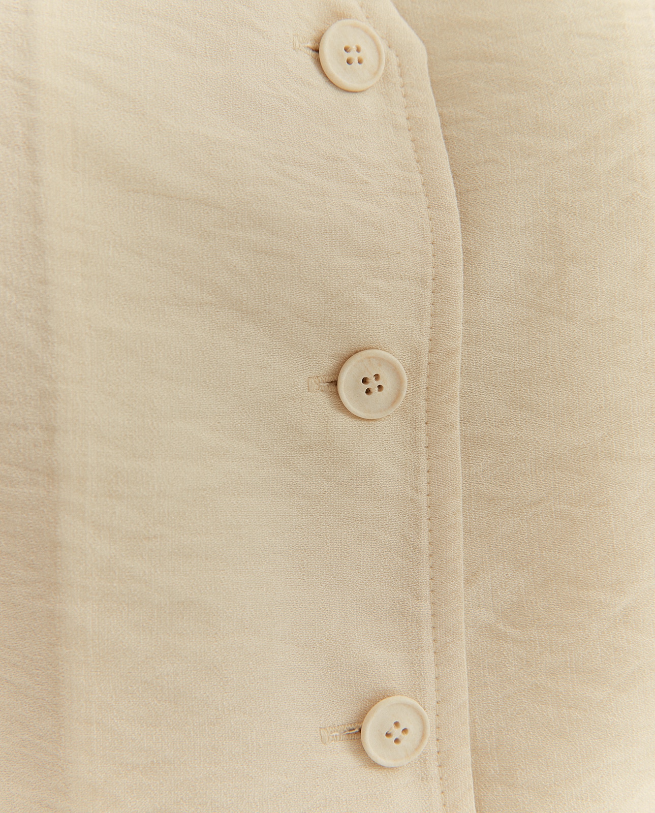 Top de mujer efecto chaleco - Paz Torras - Crema Crema-5