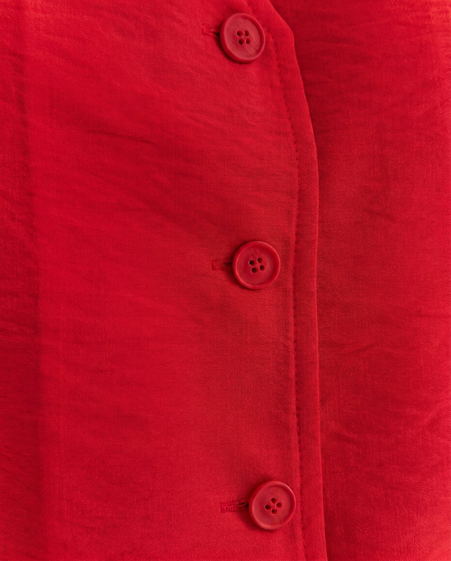 Top de mujer efecto chaleco - Paz Torras - Rojo Rojo-5