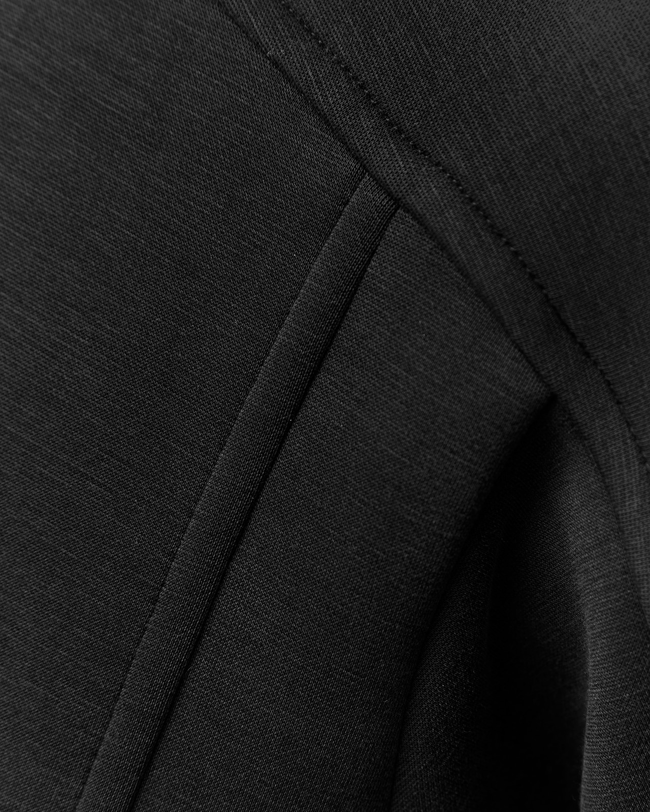 Sudadera de mujer cuello redondo y bolsillos - Paz Torras - Negro Negro-5