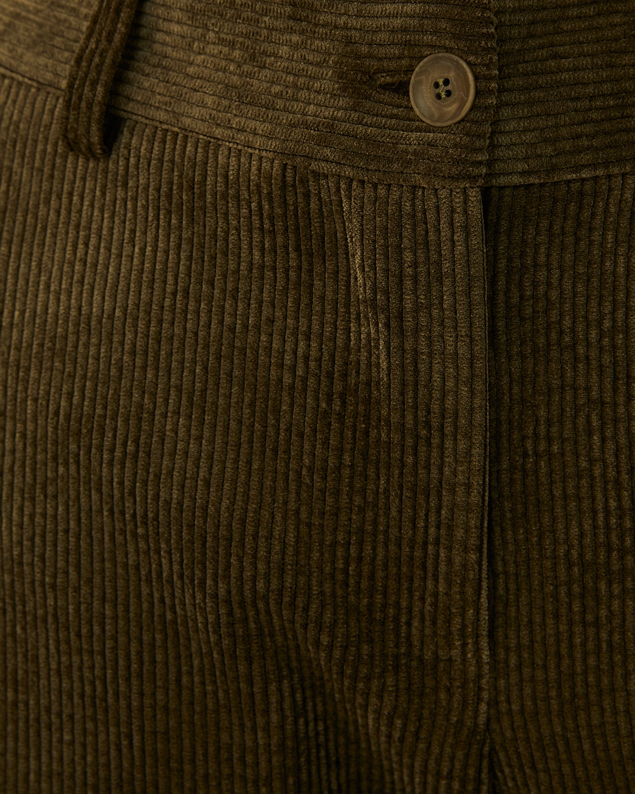 Imagen 5 de Pantalón recto de mujer de pana - Paz Torras - Kaki Kaki
