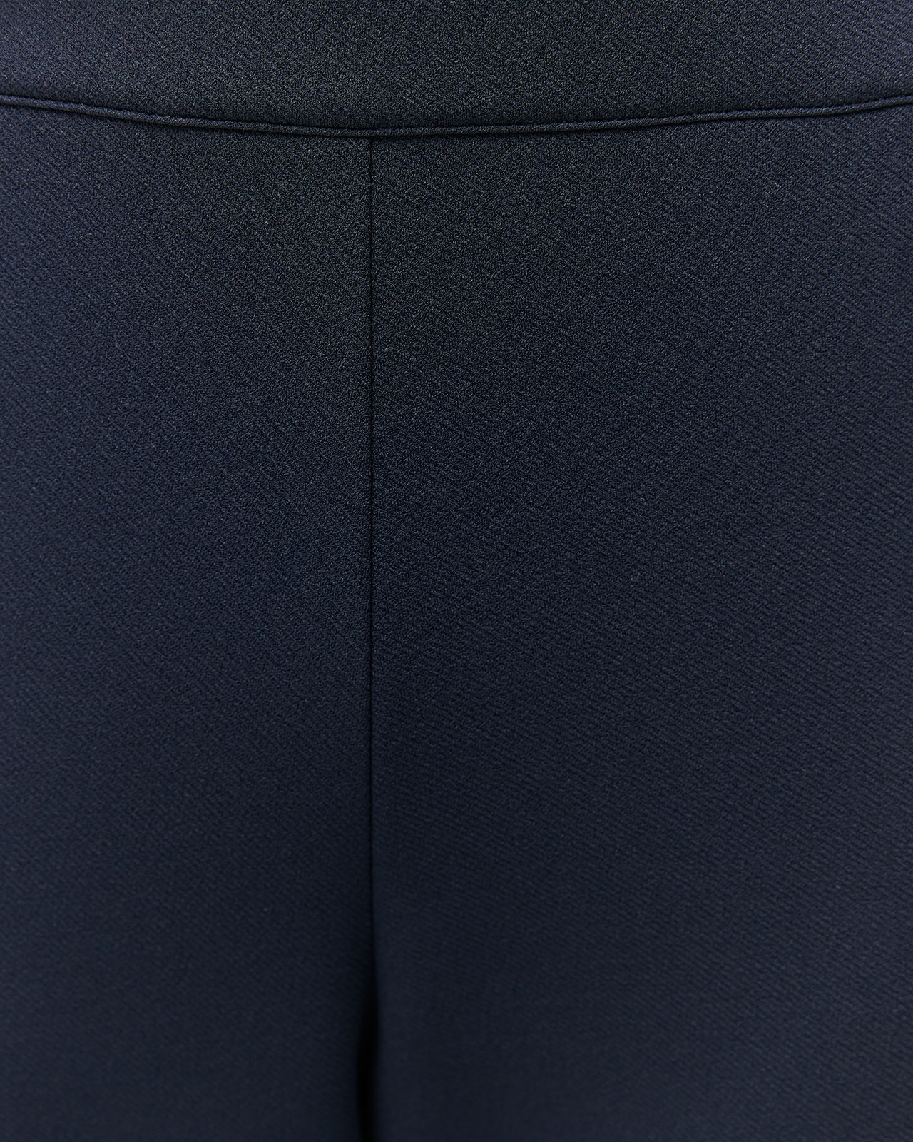 Pantalón recto de mujer punto liso cintura elástica - Paz Torras - Azul marino Azul marino-5