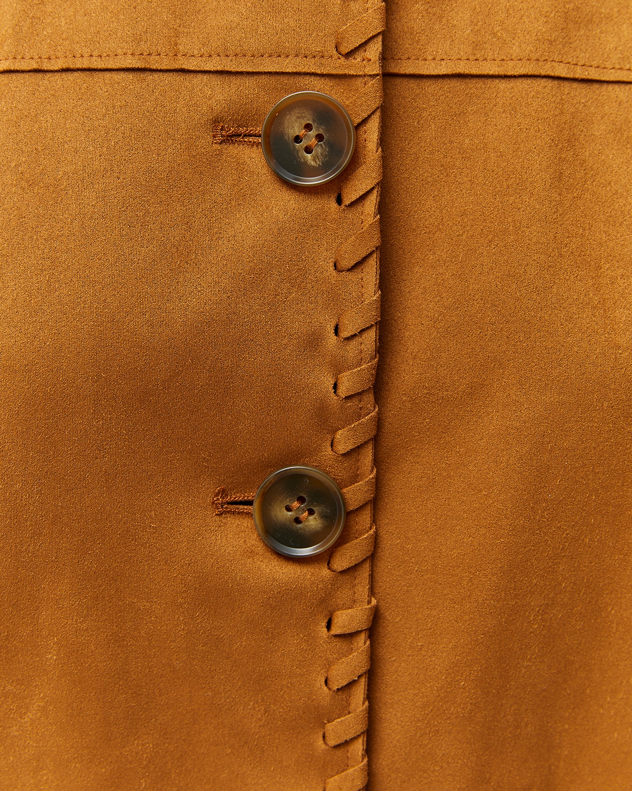 Chaqueta de mujer efecto ante cuello camisero - Paz Torras - Camel Camel-5