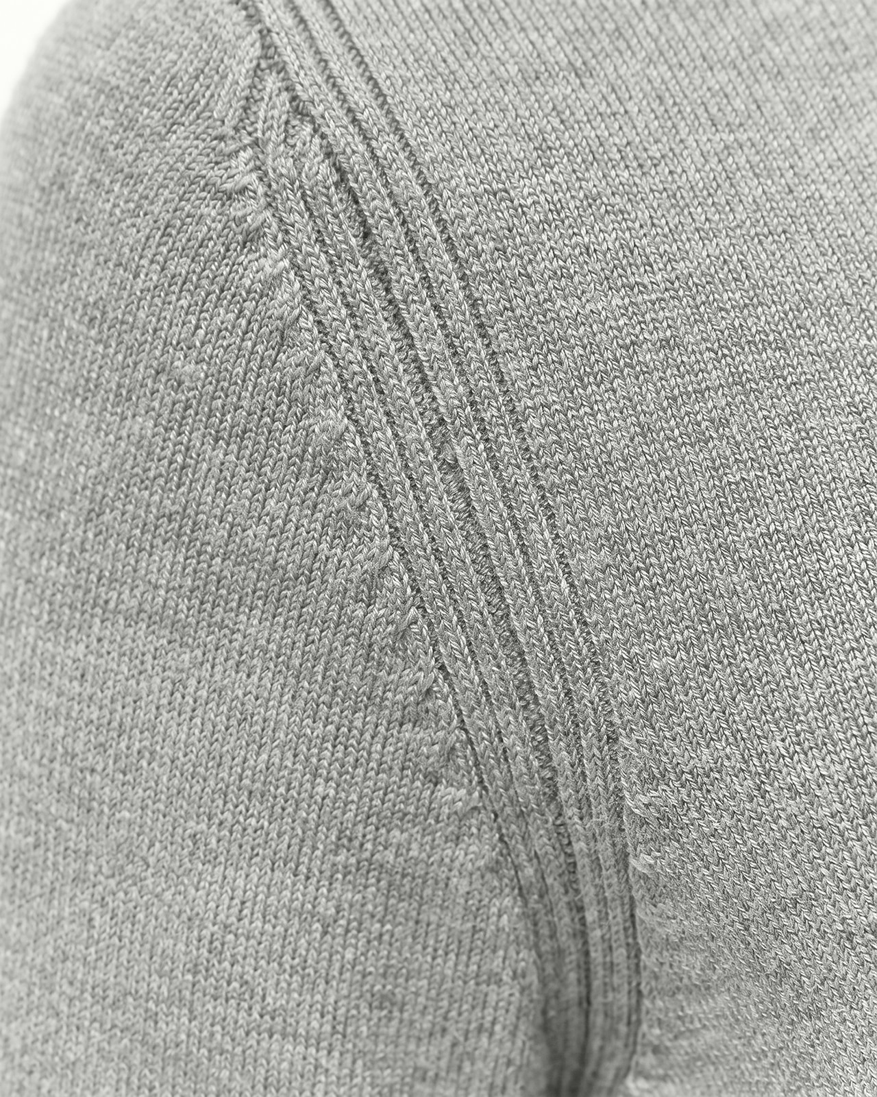 Jersey de mujer punto fino cuello alto - Paz Torras - Gris Gris-5