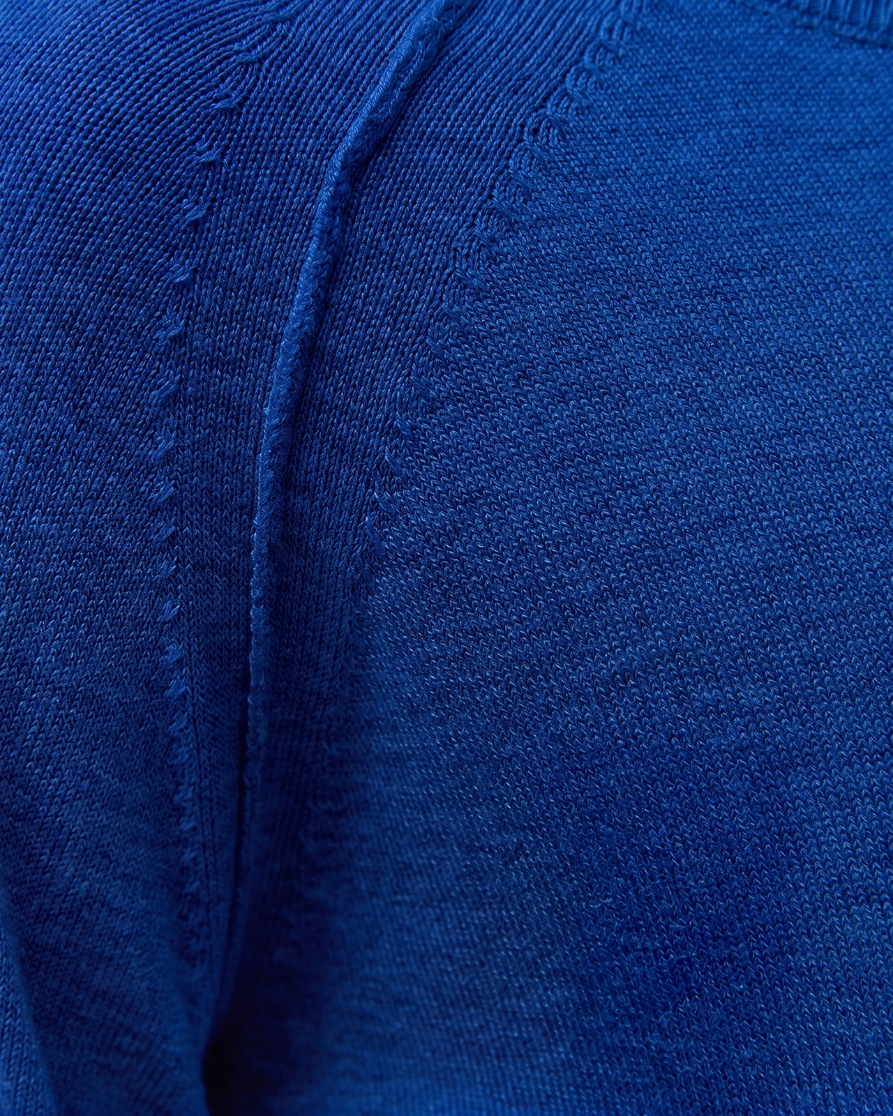 Jersey de mujer punto fino escote barco - Paz Torras - Azul Azul-5