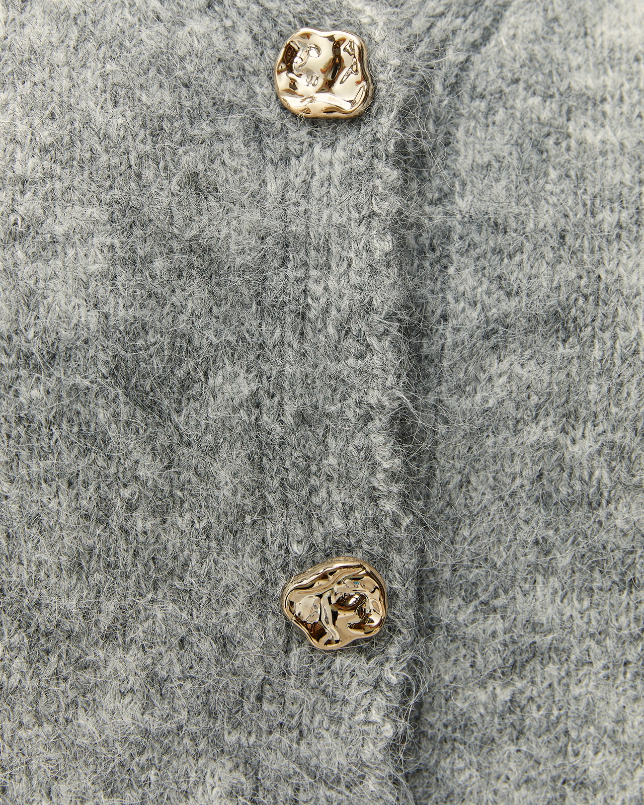 Chaleco de mujer cuello pico - Paz Torras - Gris Gris-5